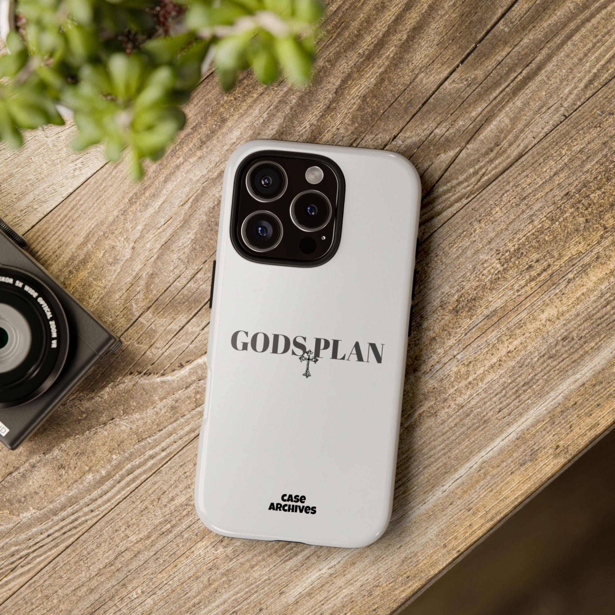 God's Plan Tough Phone Case — Minimal Faith-Inspired Protective Cover