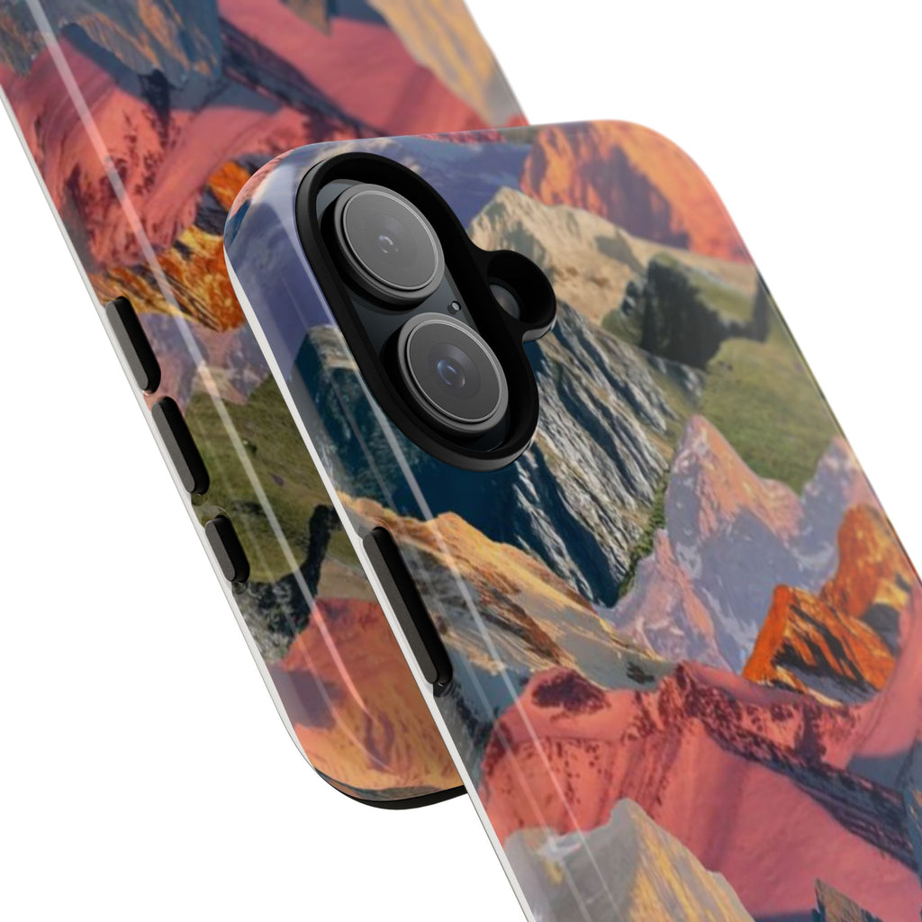 Tough Cases Colorful Mountain Landscape Phone Case — Durable Protective iPhone Cover