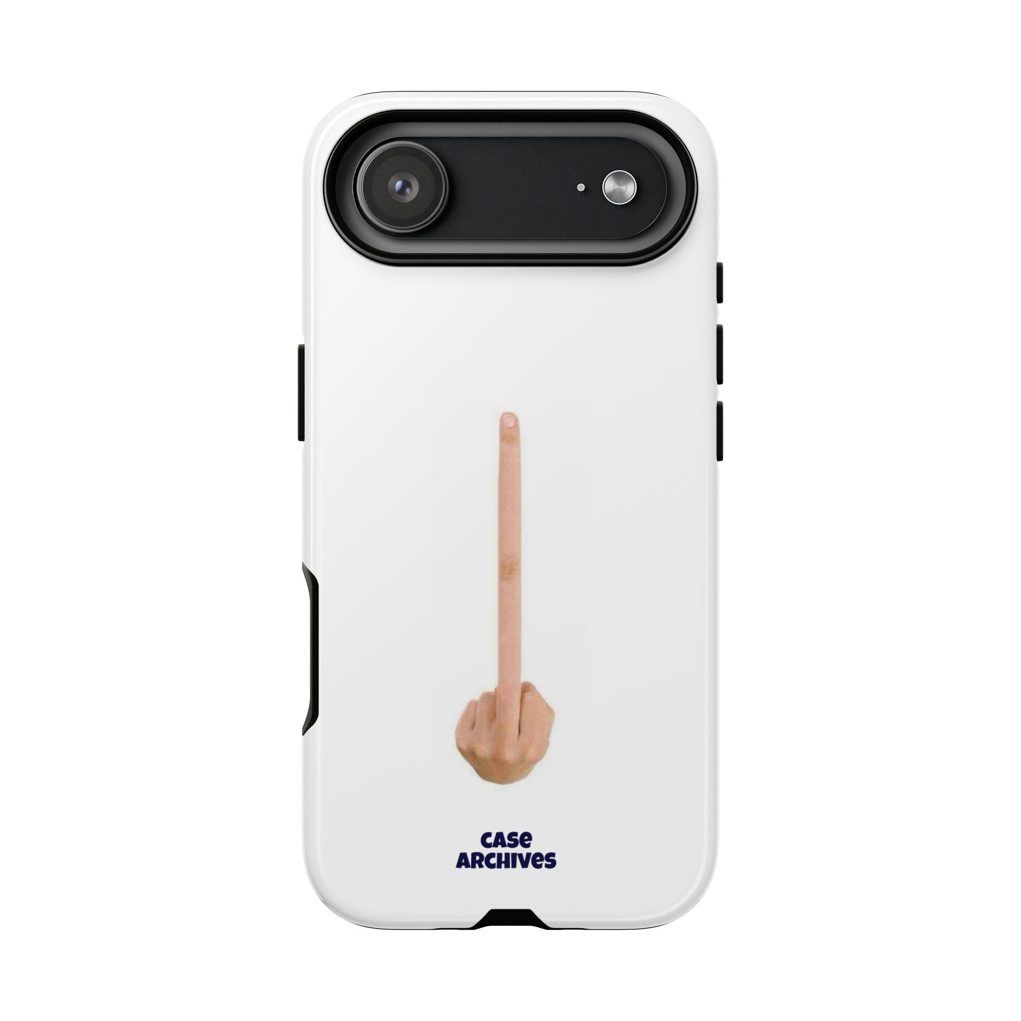 Phone Case — Minimalist Middle Finger Design (Case Archives)