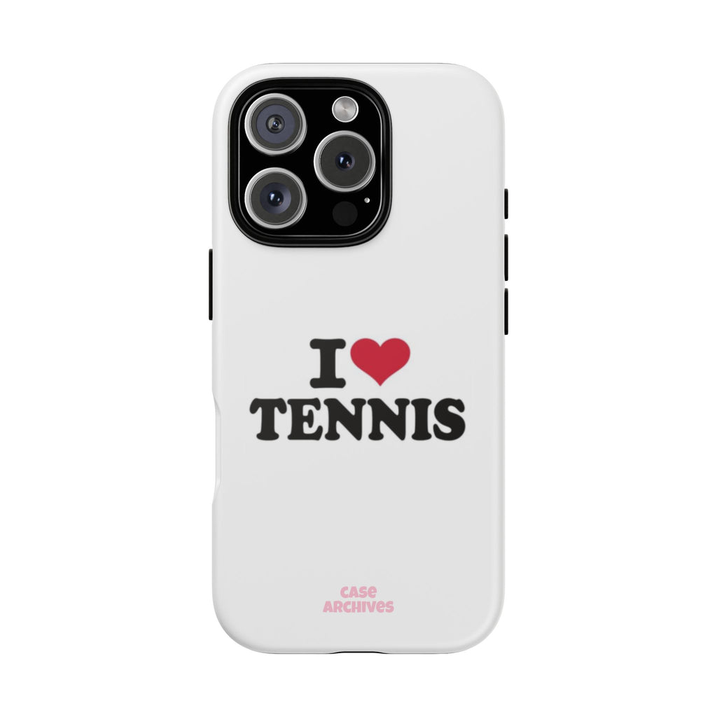 I LOVE  Tennis Phone Case
