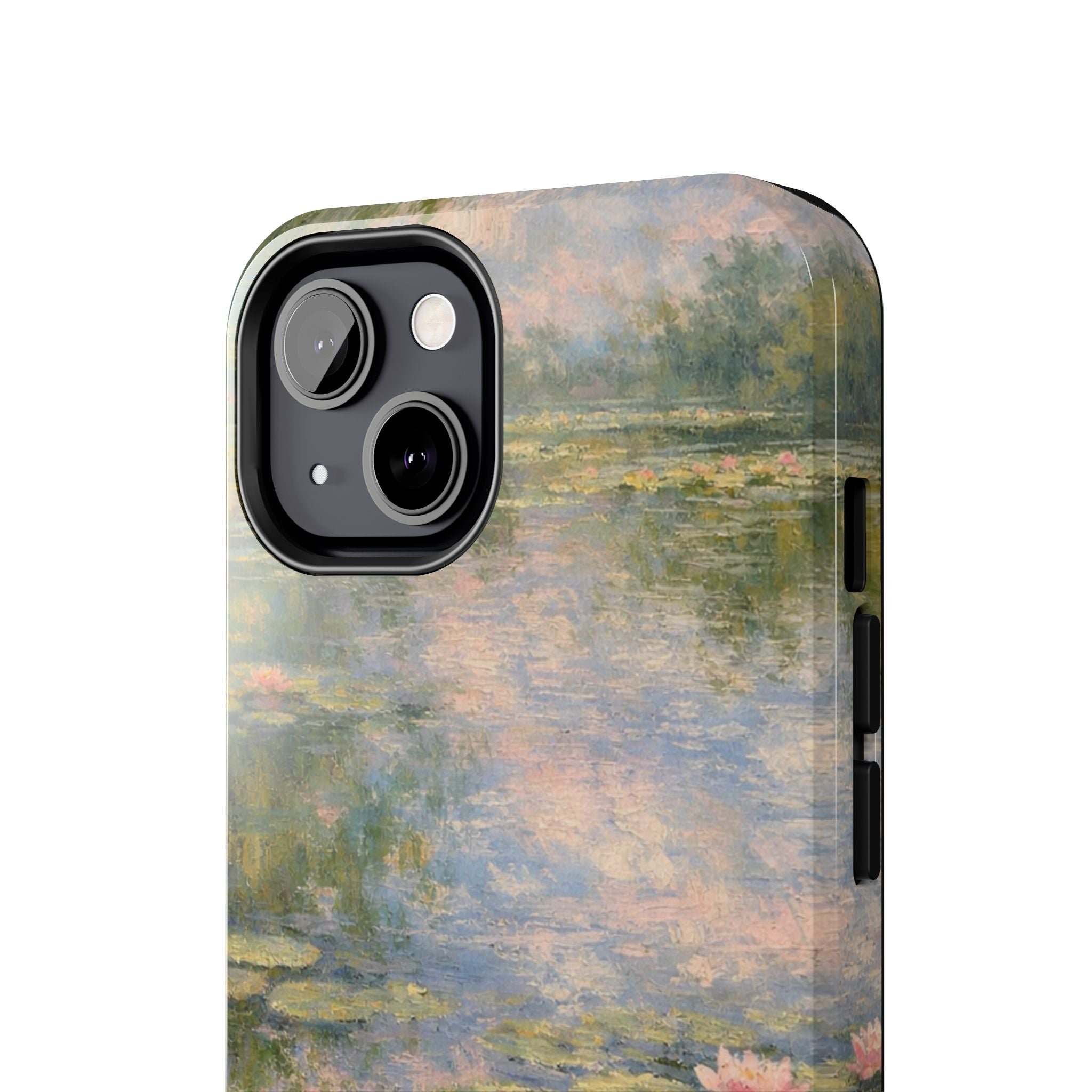 Water Lily Tough Phone Case — Monet-Inspired Floral Protective Phone Cover