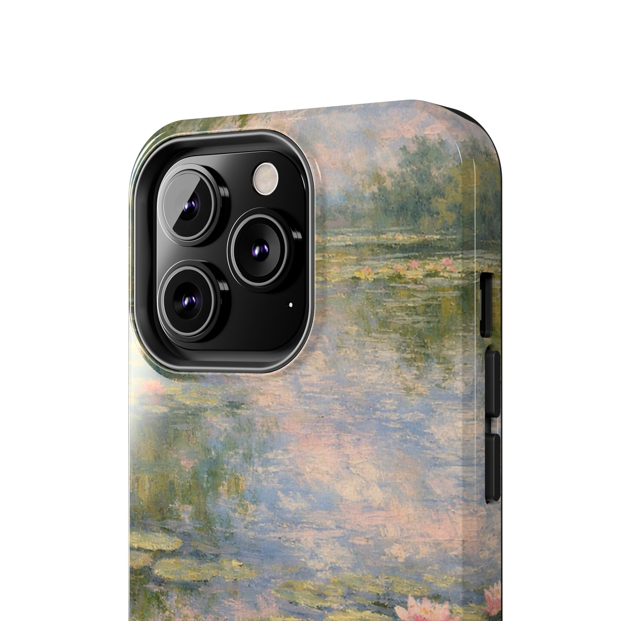 Water Lily Tough Phone Case — Monet-Inspired Floral Protective Phone Cover