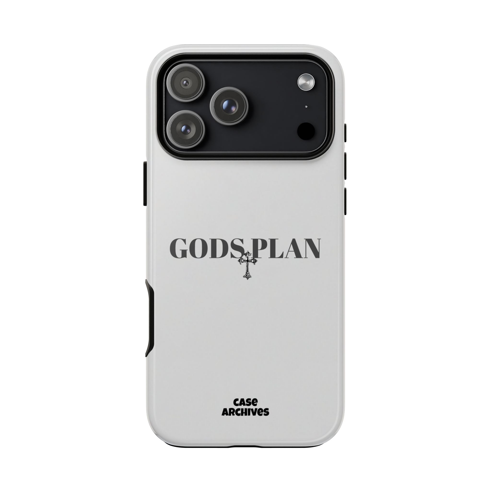 God's Plan Tough Phone Case — Minimal Faith-Inspired Protective Cover