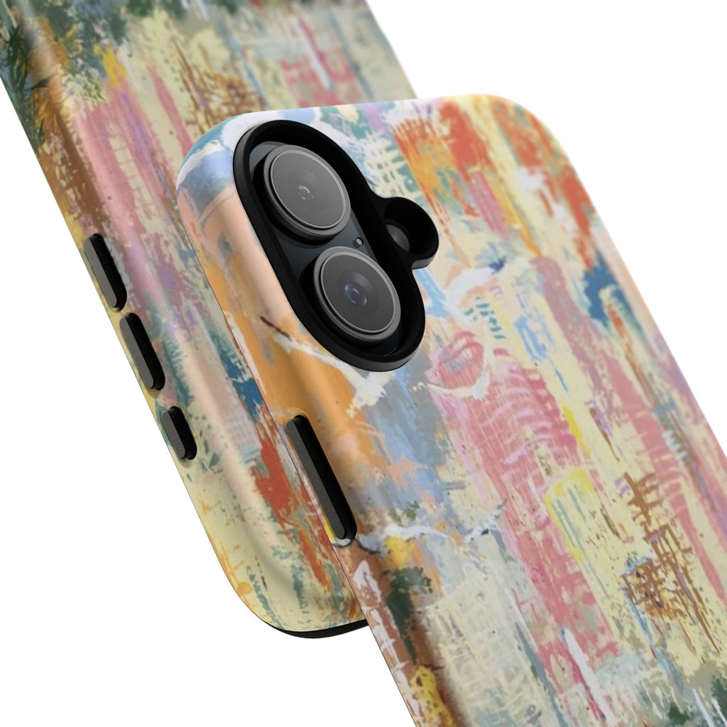 Racing Cityscape Phone Case — Vintage Grand Prix Art Protective Cover
