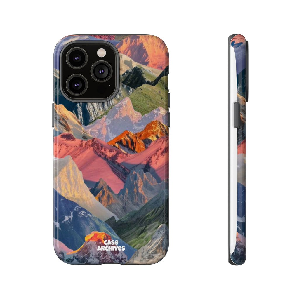 Tough Cases Colorful Mountain Landscape Phone Case — Durable Protective iPhone Cover