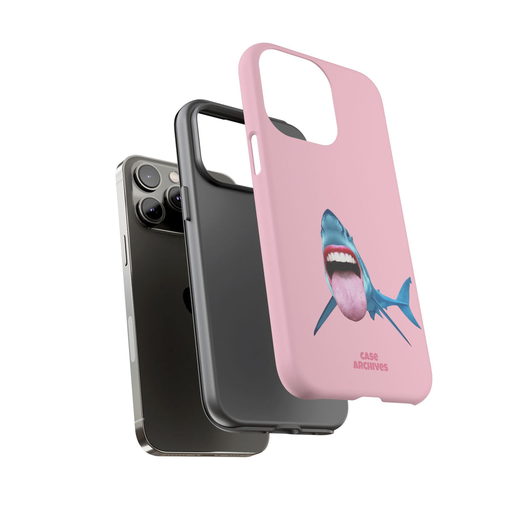 Shark tongue out- funny case