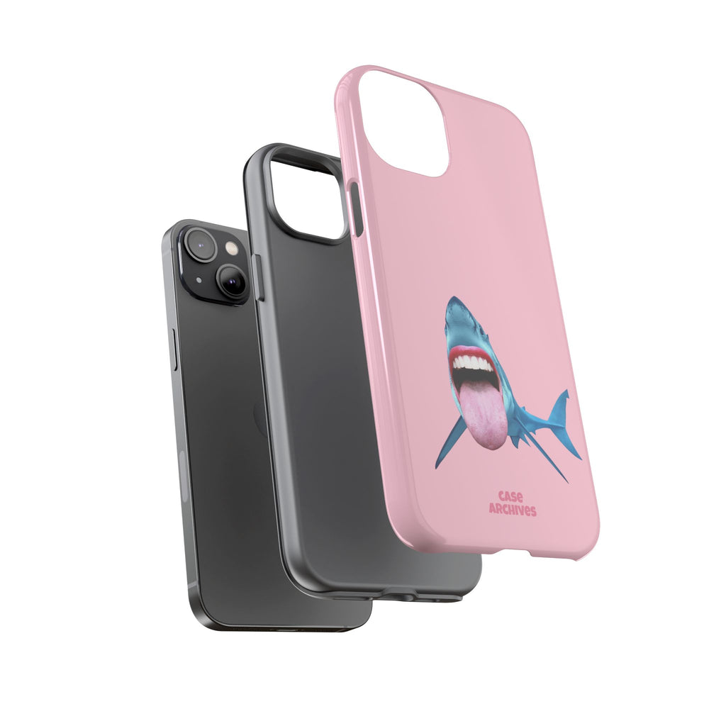 Shark tongue out- funny case