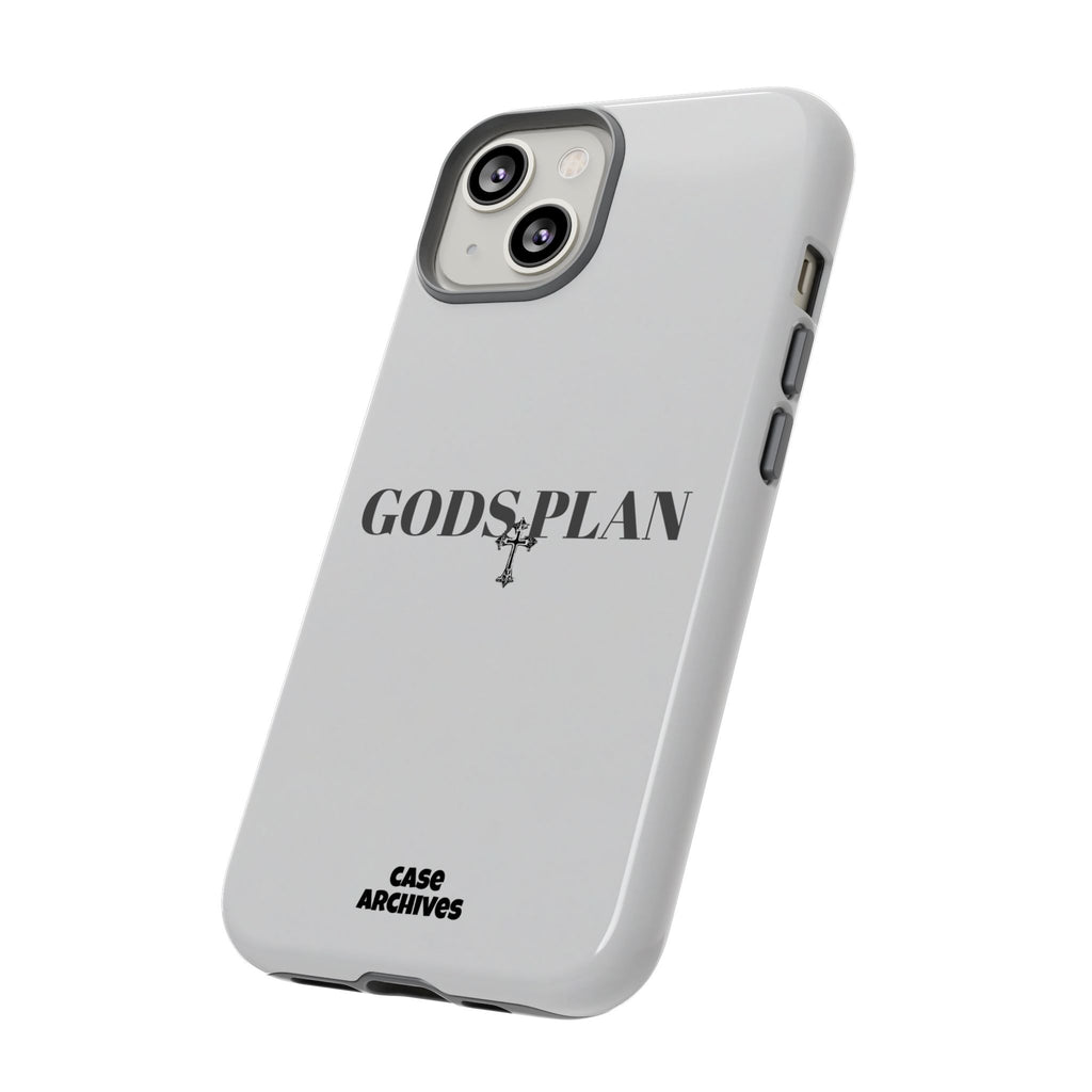 God's Plan Tough Phone Case — Minimal Faith-Inspired Protective Cover