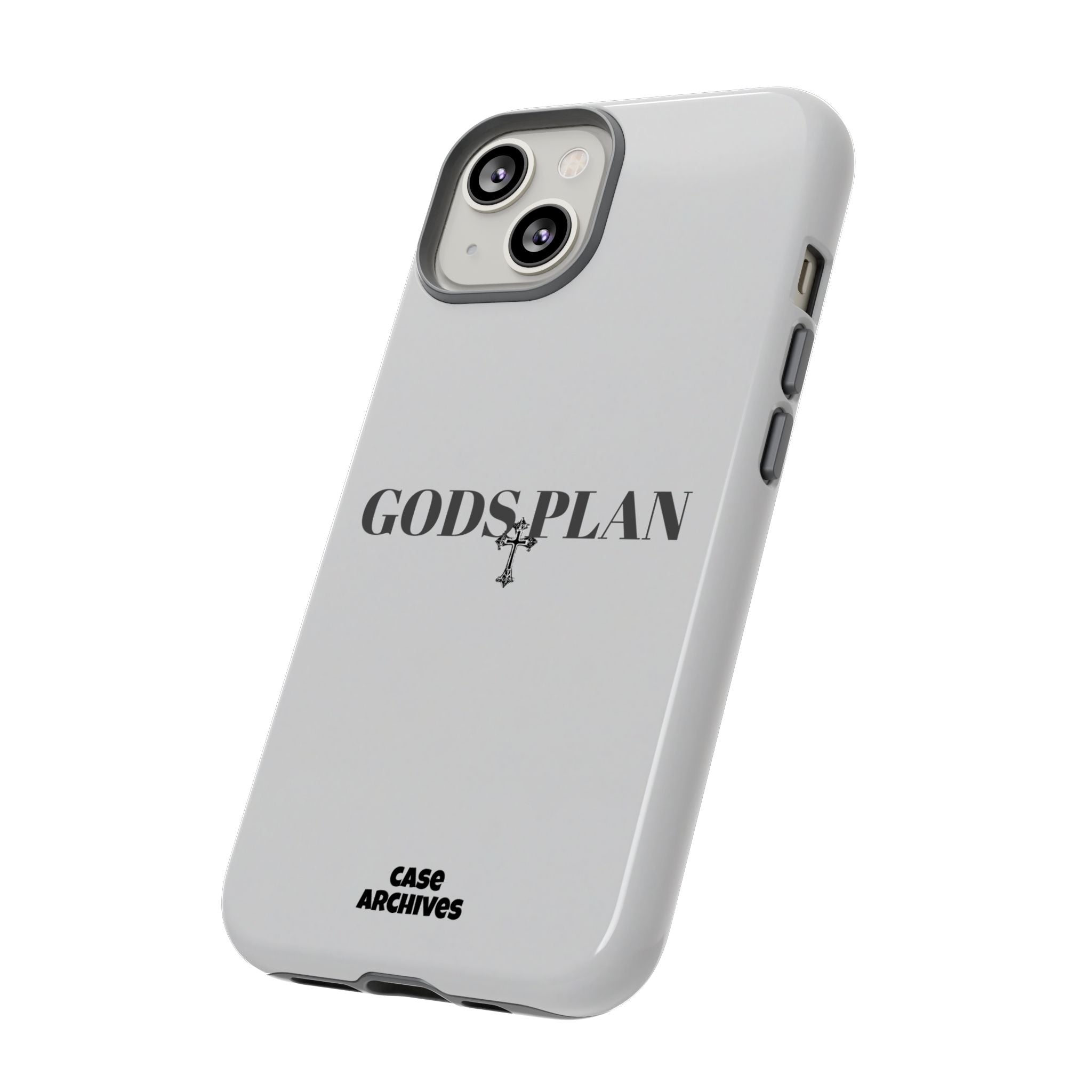 God's Plan Tough Phone Case — Minimal Faith-Inspired Protective Cover