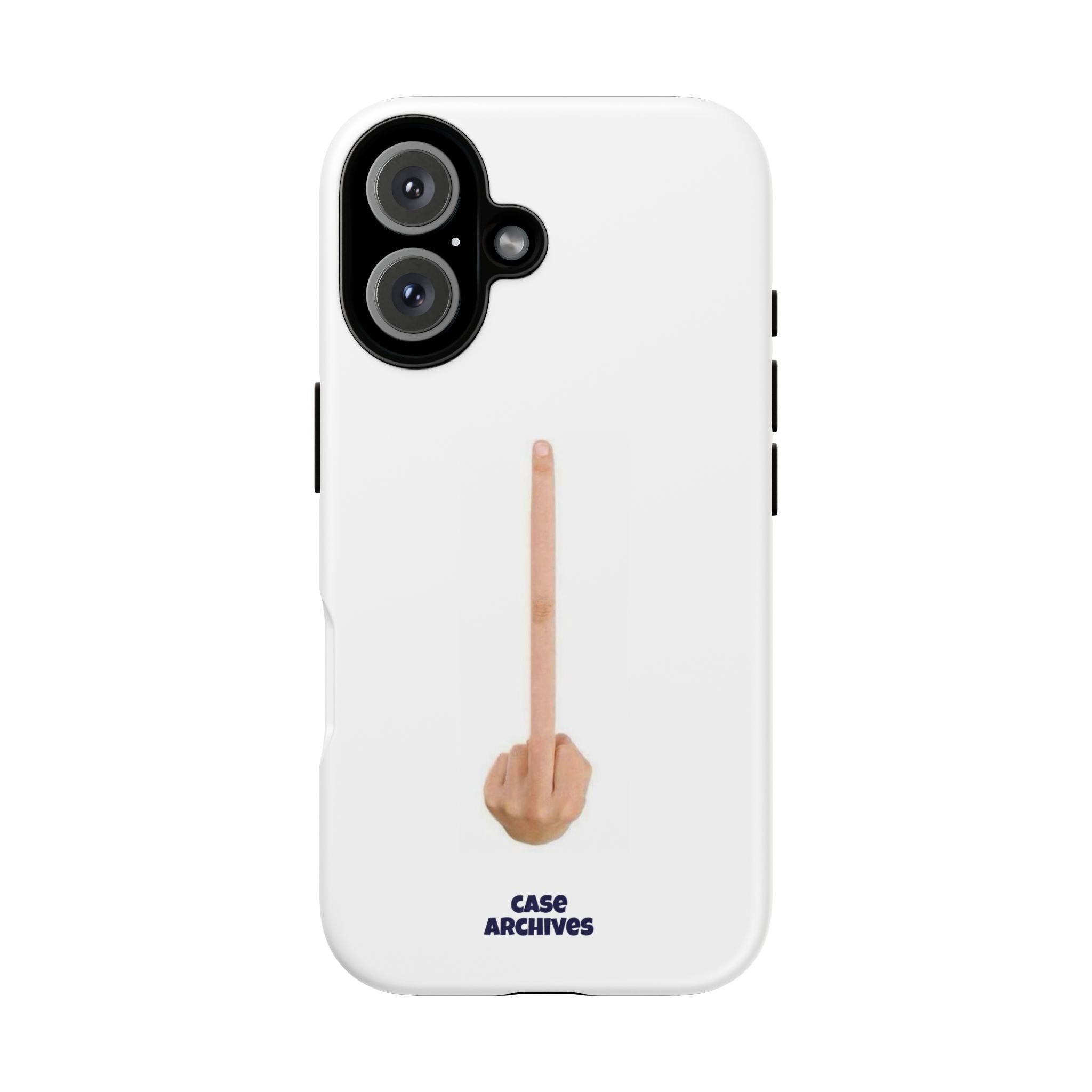 Phone Case — Minimalist Middle Finger Design (Case Archives)