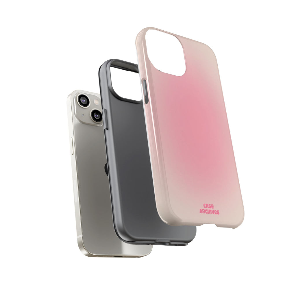 Tough Case – Pink Ombre Protective Phone Case