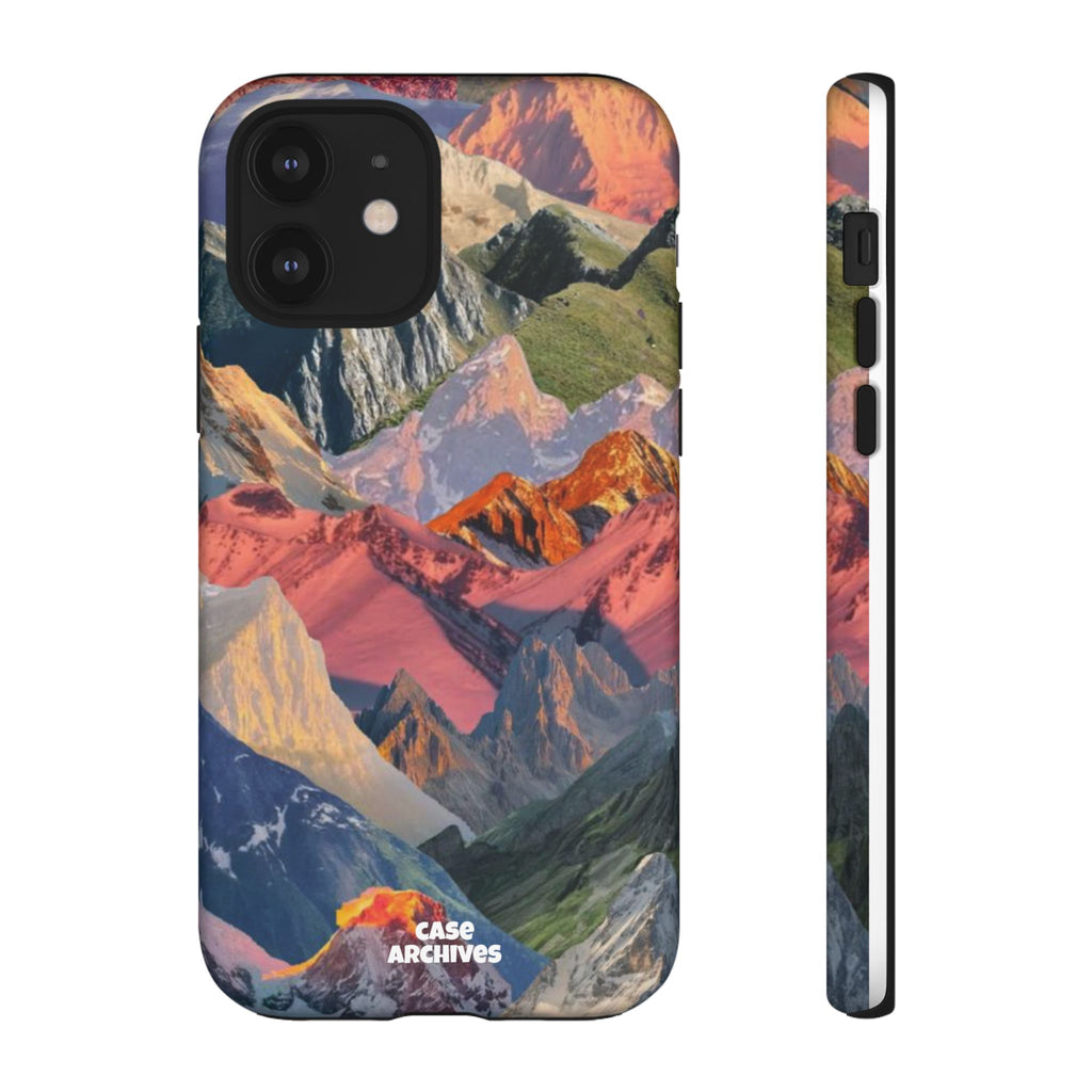 Tough Cases Colorful Mountain Landscape Phone Case — Durable Protective iPhone Cover