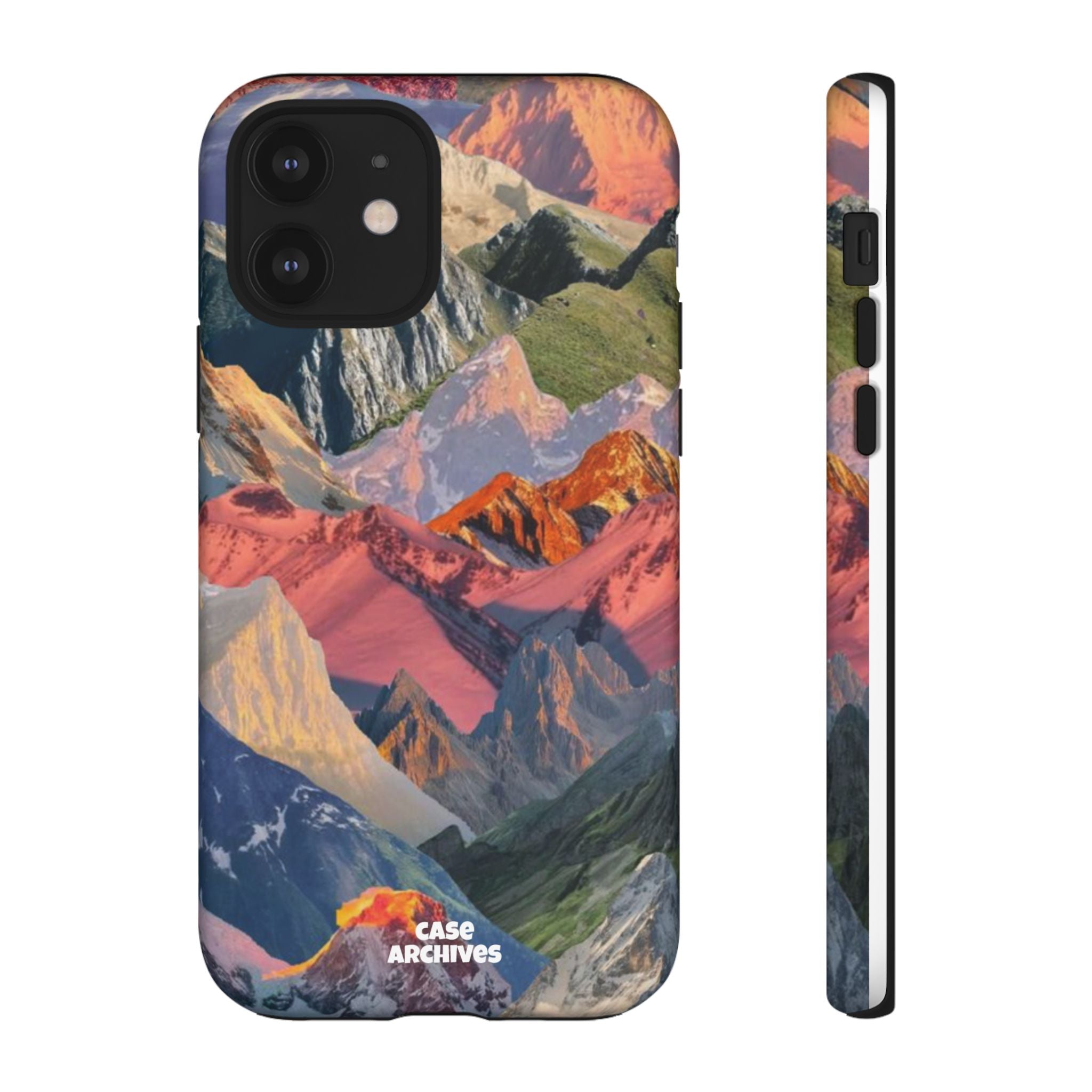 Tough Cases Colorful Mountain Landscape Phone Case — Durable Protective iPhone Cover