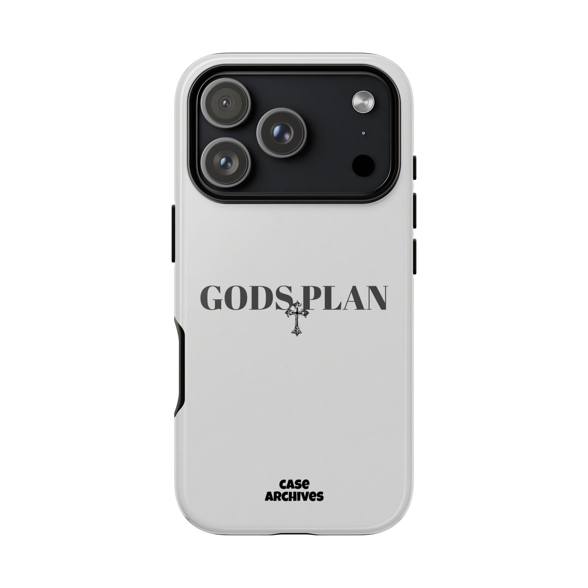 God's Plan Tough Phone Case — Minimal Faith-Inspired Protective Cover