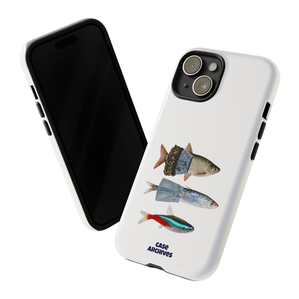 Fish Trio Phone Case — 'Case Archives' Protective iPhone Cover
