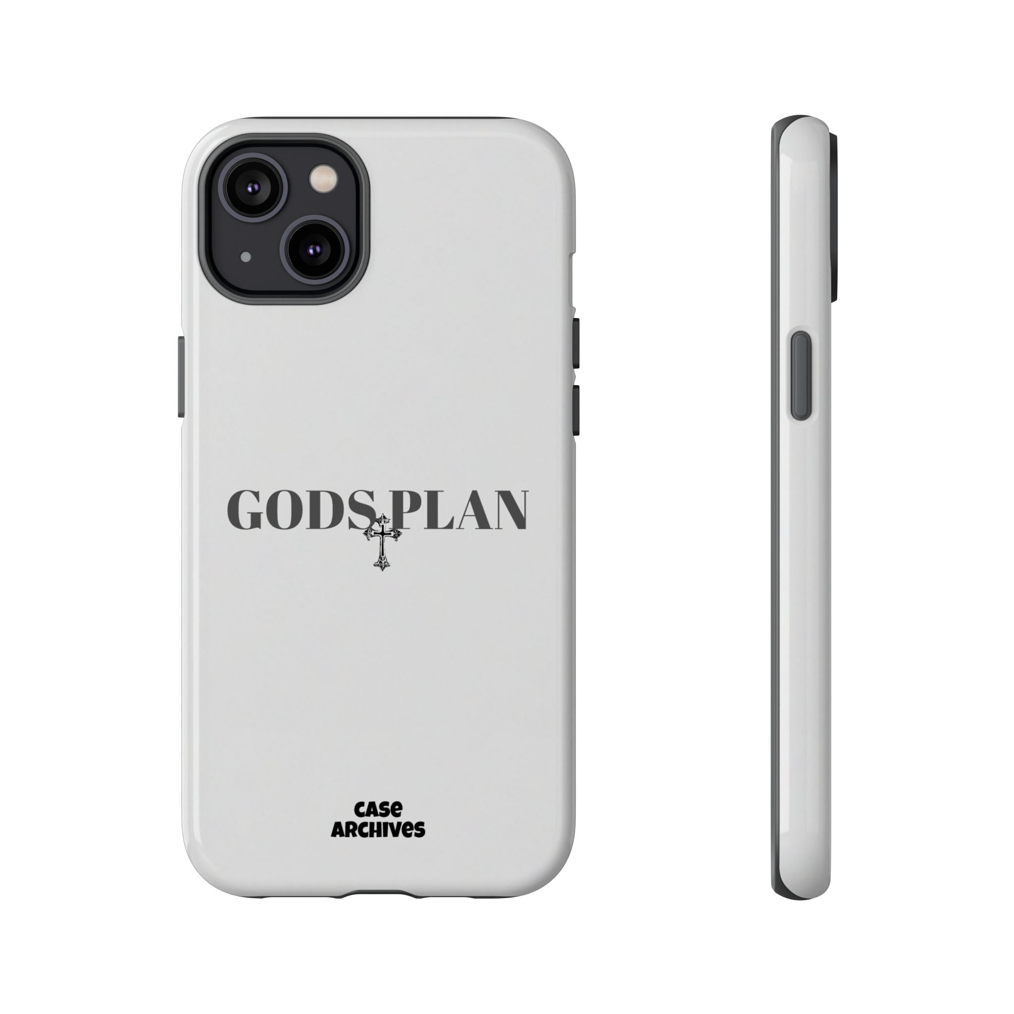 God's Plan Tough Phone Case — Minimal Faith-Inspired Protective Cover
