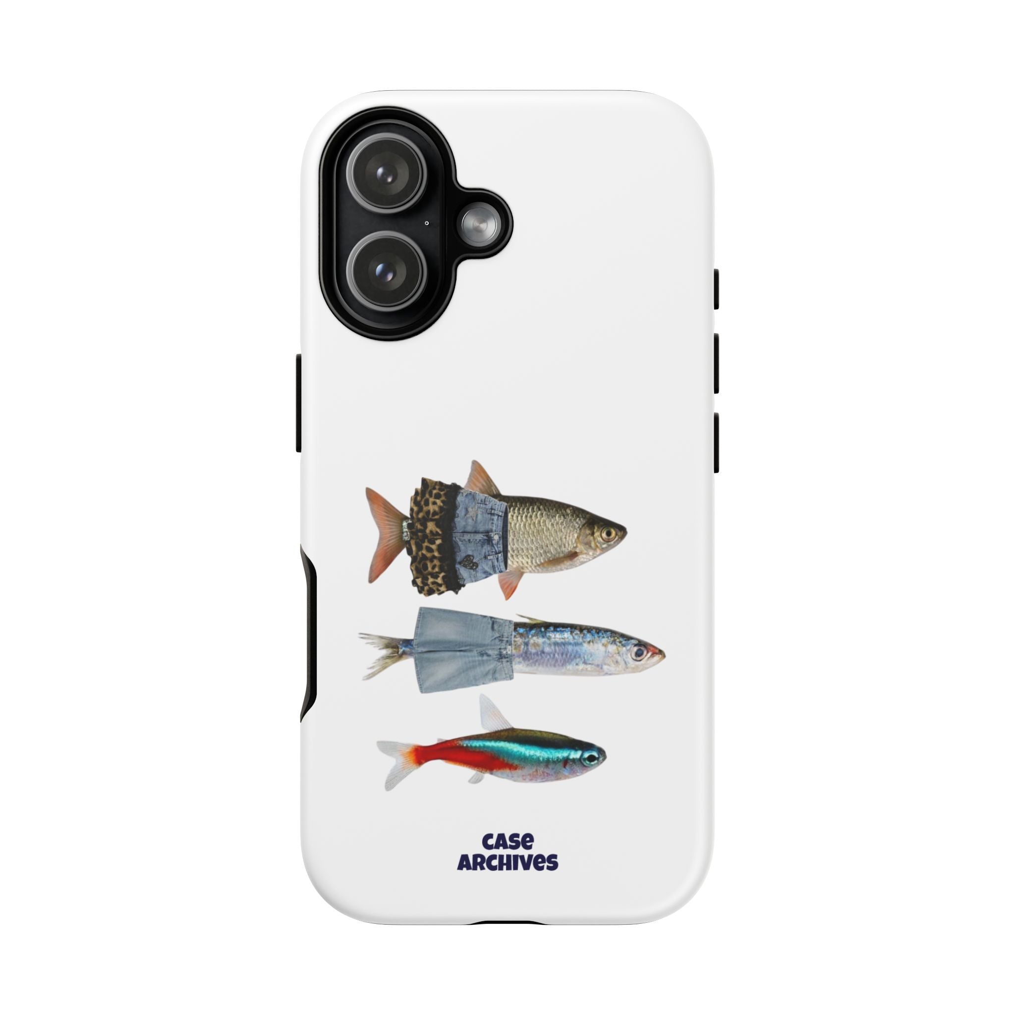 Fish Trio Phone Case — 'Case Archives' Protective iPhone Cover
