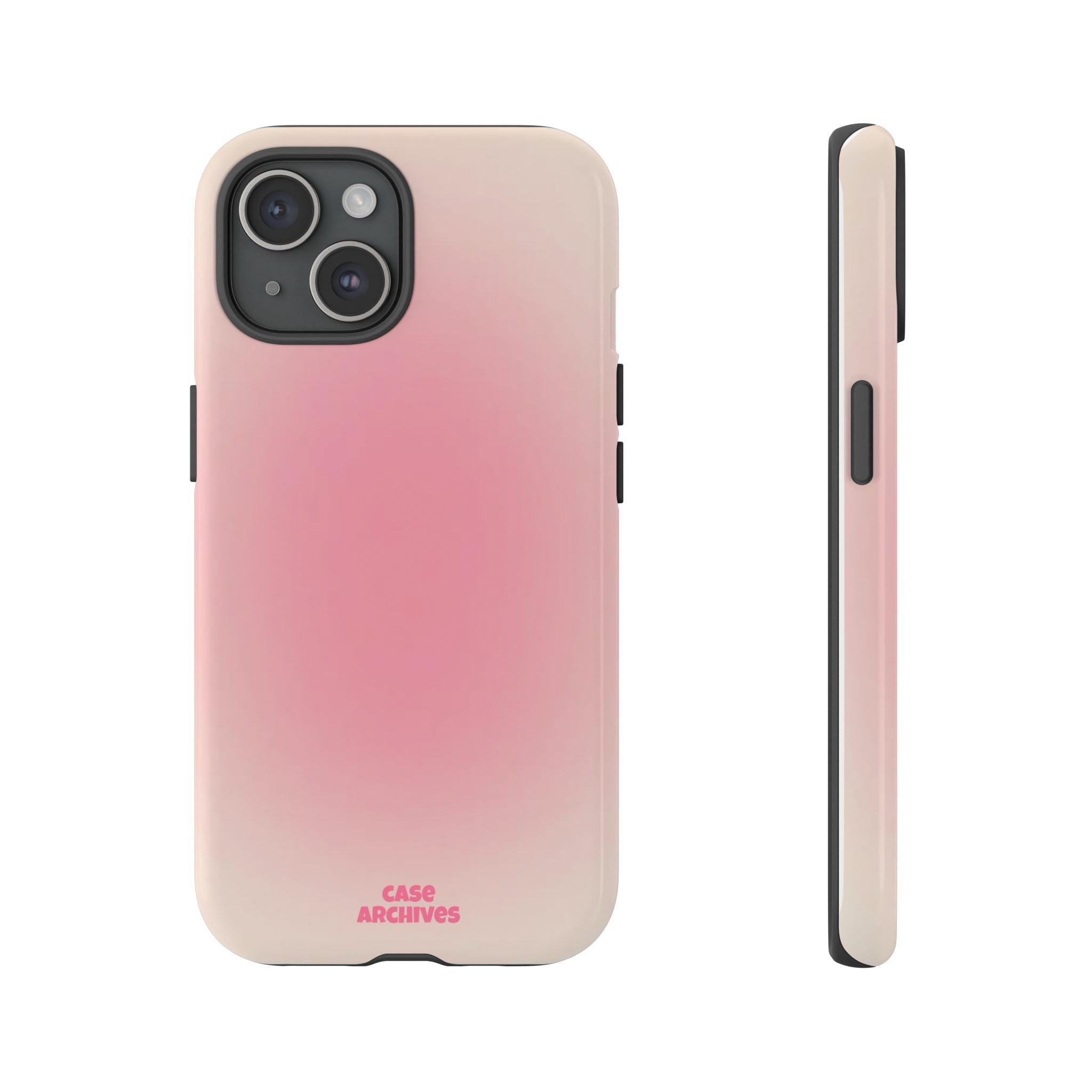 Tough Case – Pink Ombre Protective Phone Case