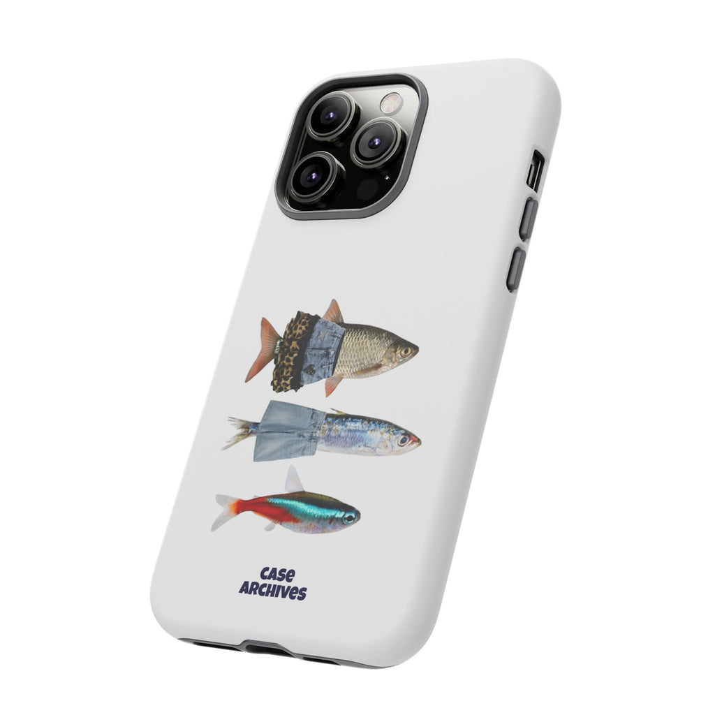 Fish Trio Phone Case — 'Case Archives' Protective iPhone Cover