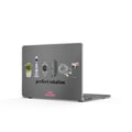 Clear MacBook Case — "Perfect Rotation" Cocktail & Accessories Design
