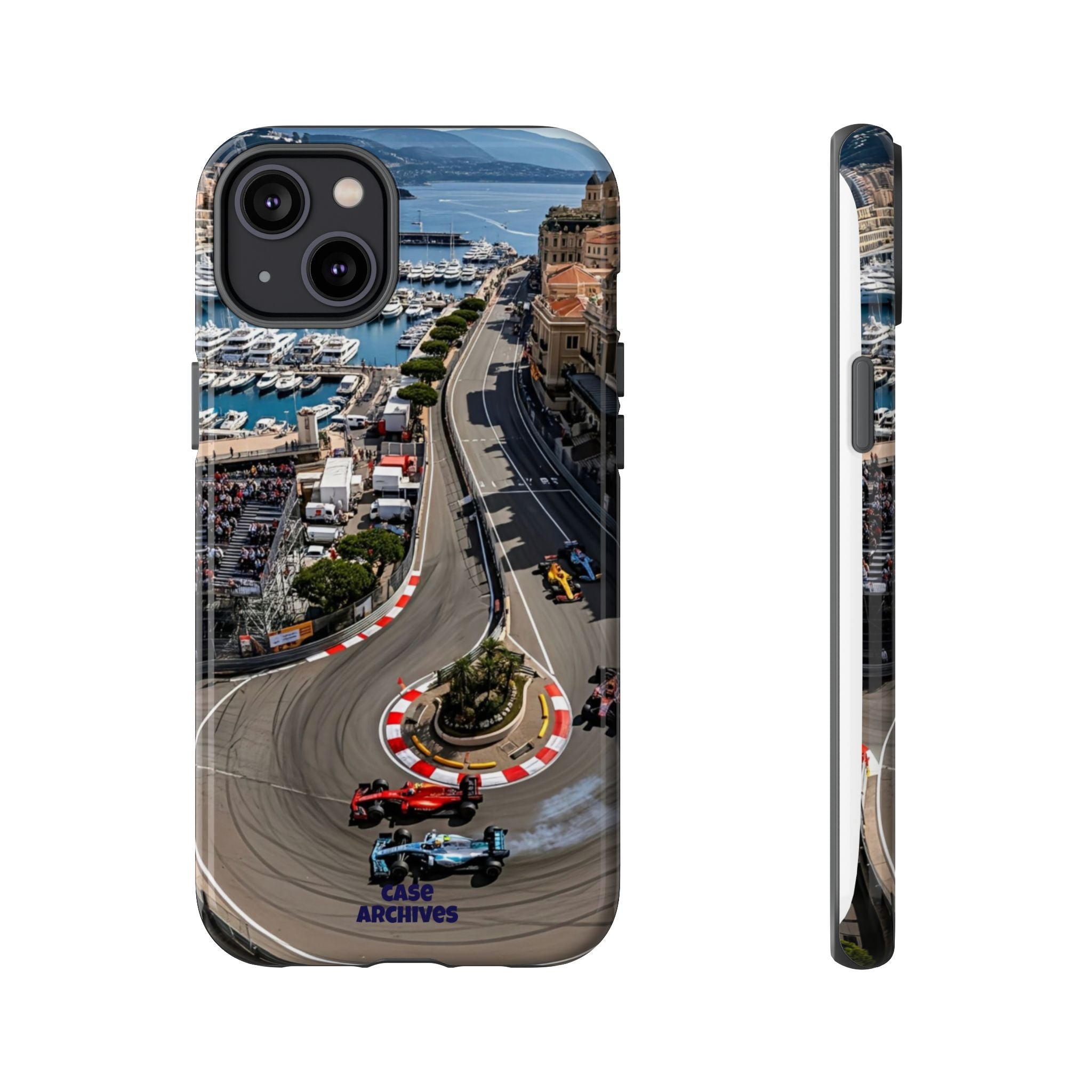 F1 Circuit Phone Case – Monaco Grand Prix Track Design