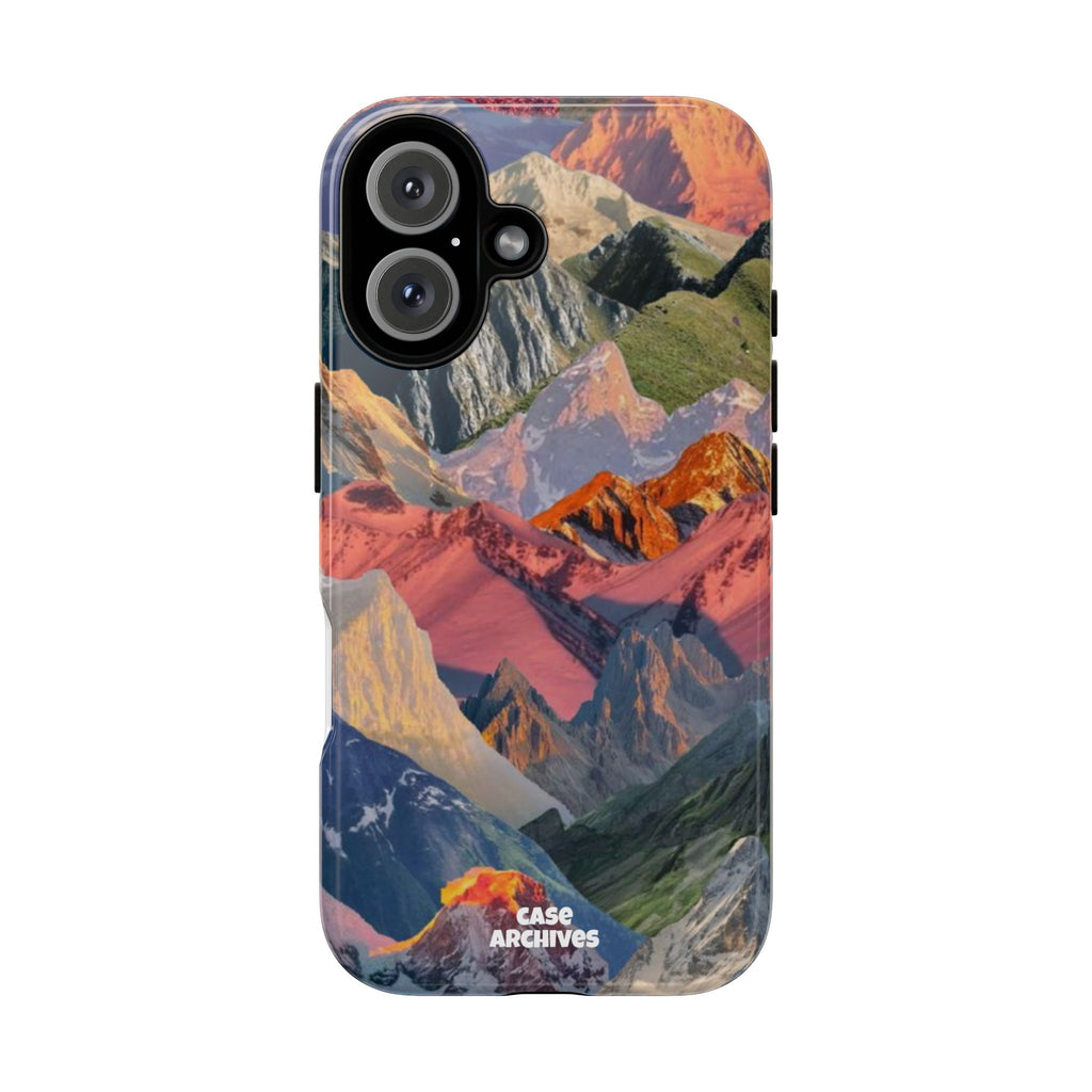 Tough Cases Colorful Mountain Landscape Phone Case — Durable Protective iPhone Cover