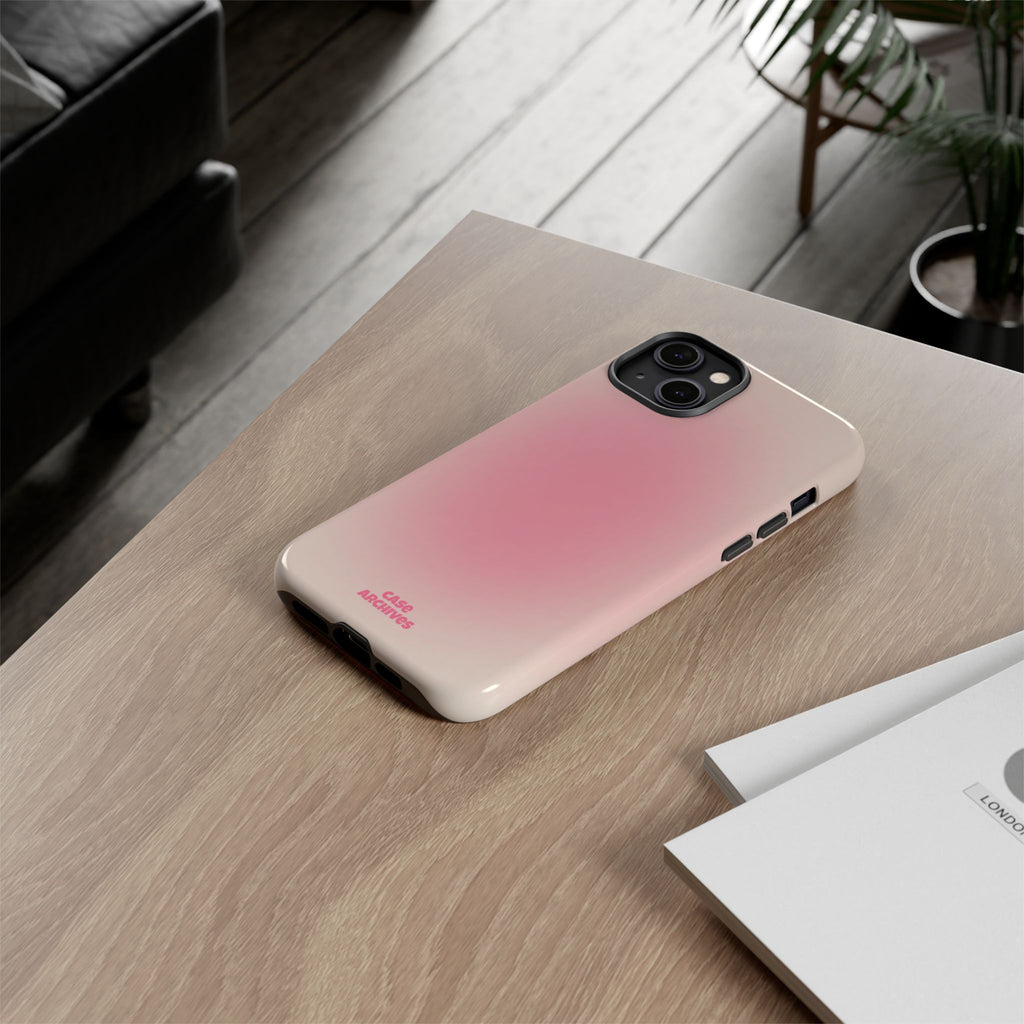 Tough Case – Pink Ombre Protective Phone Case