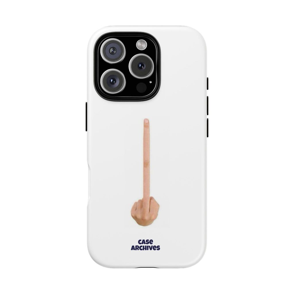 Phone Case — Minimalist Middle Finger Design (Case Archives)