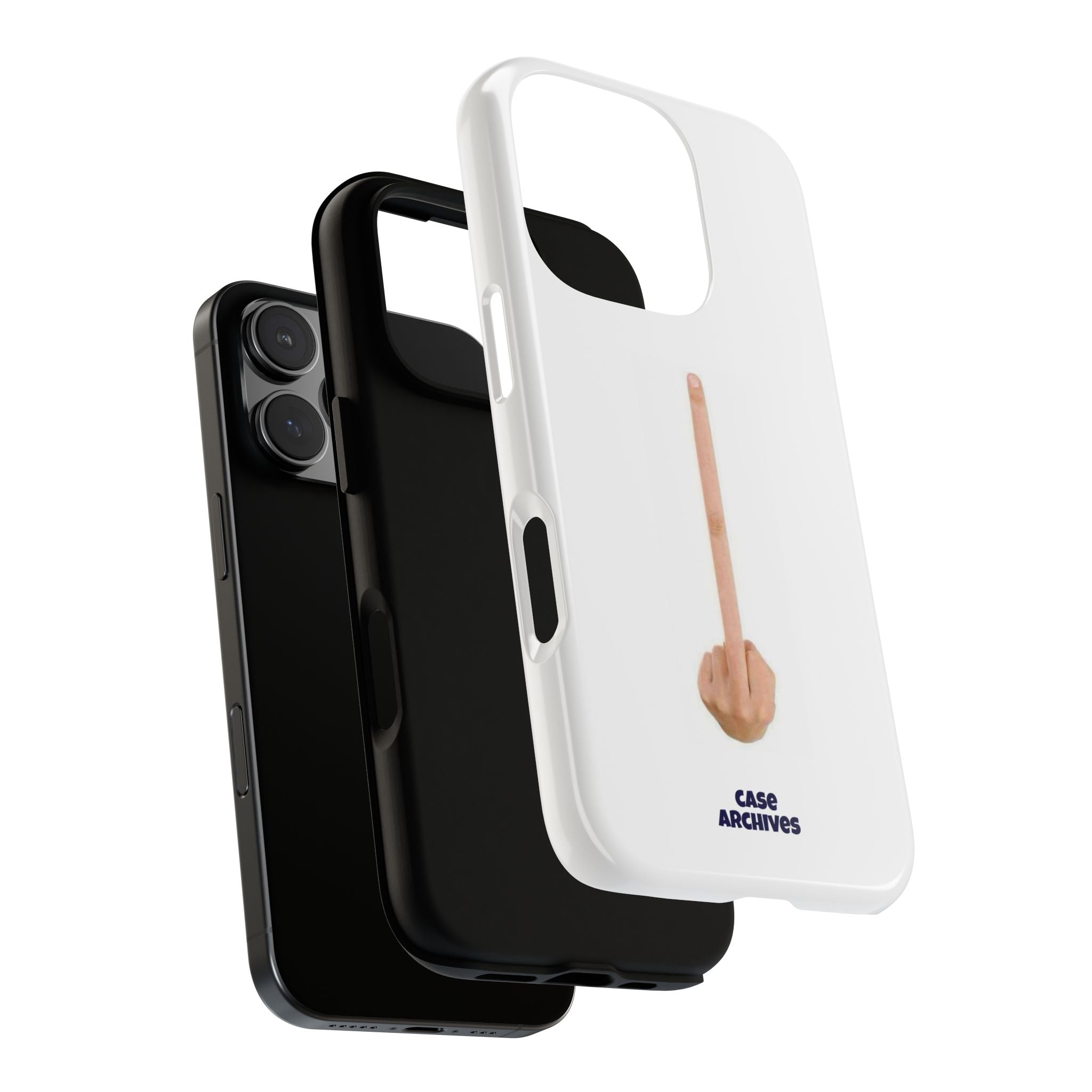 Phone Case — Minimalist Middle Finger Design (Case Archives)
