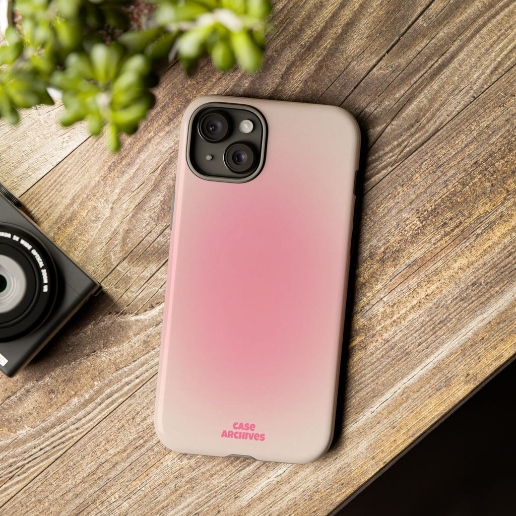Tough Case – Pink Ombre Protective Phone Case