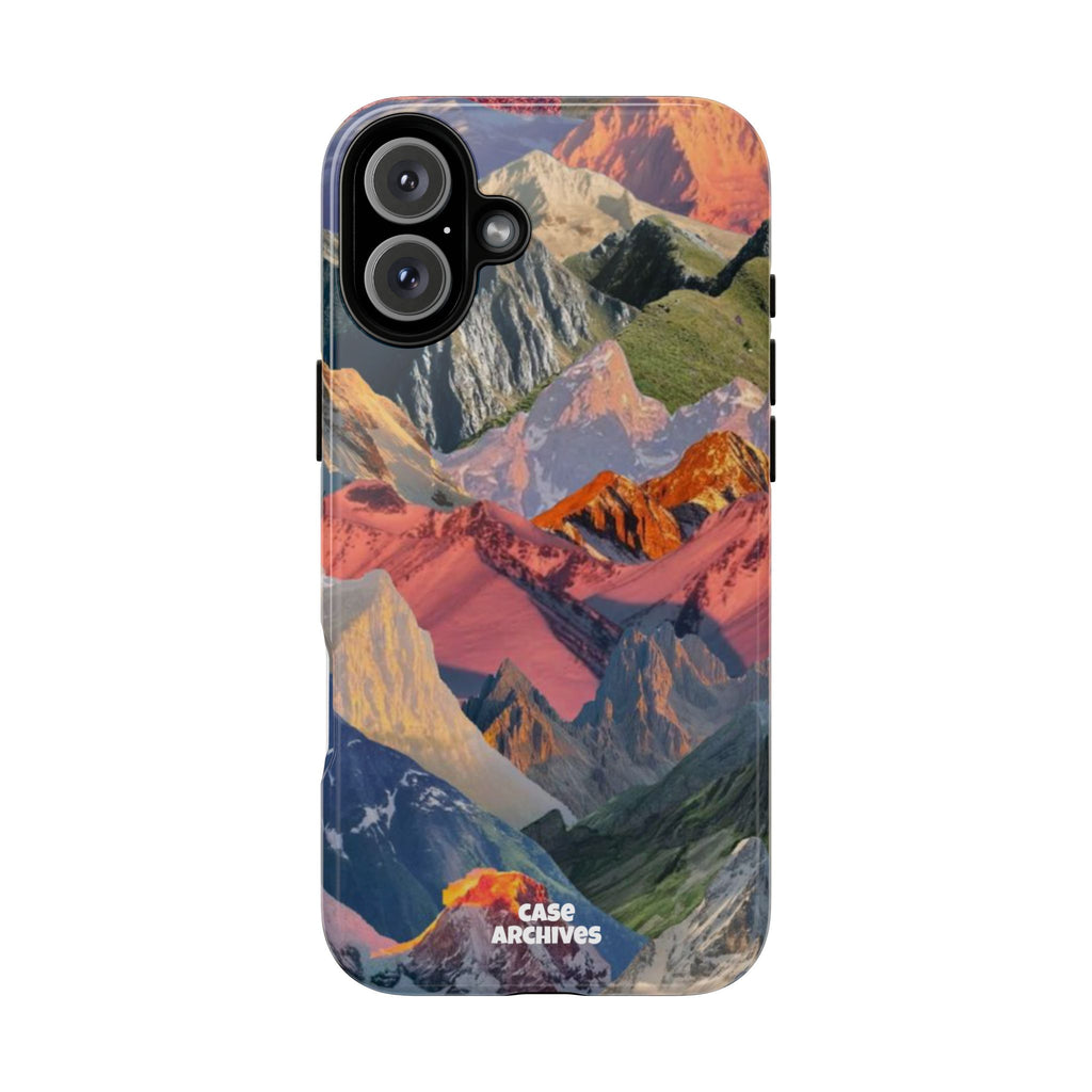 Tough Cases Colorful Mountain Landscape Phone Case — Durable Protective iPhone Cover