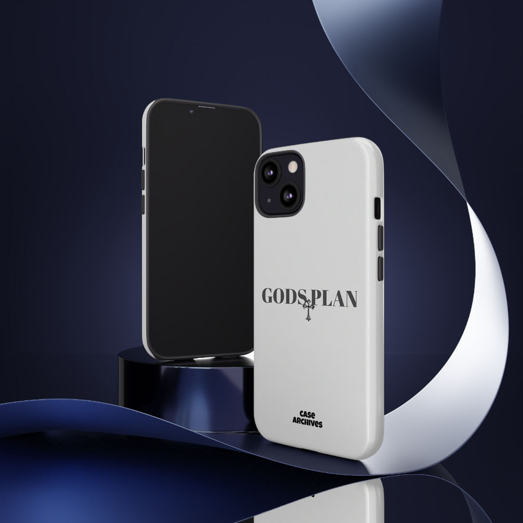 God's Plan Tough Phone Case — Minimal Faith-Inspired Protective Cover