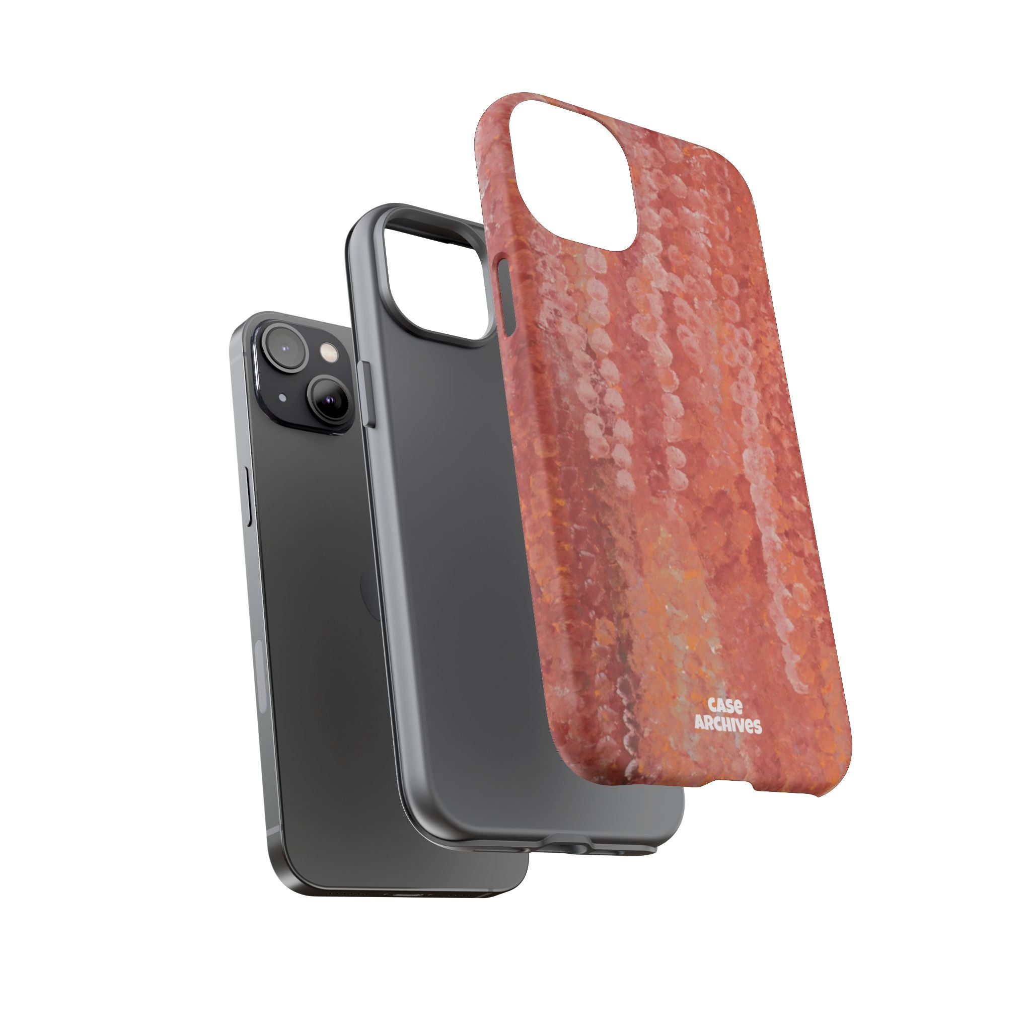 Sequin Coral Tough Phone Case