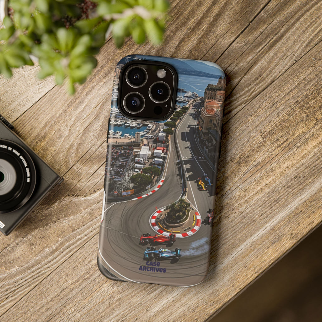 F1 Circuit Phone Case – Monaco Grand Prix Track Design