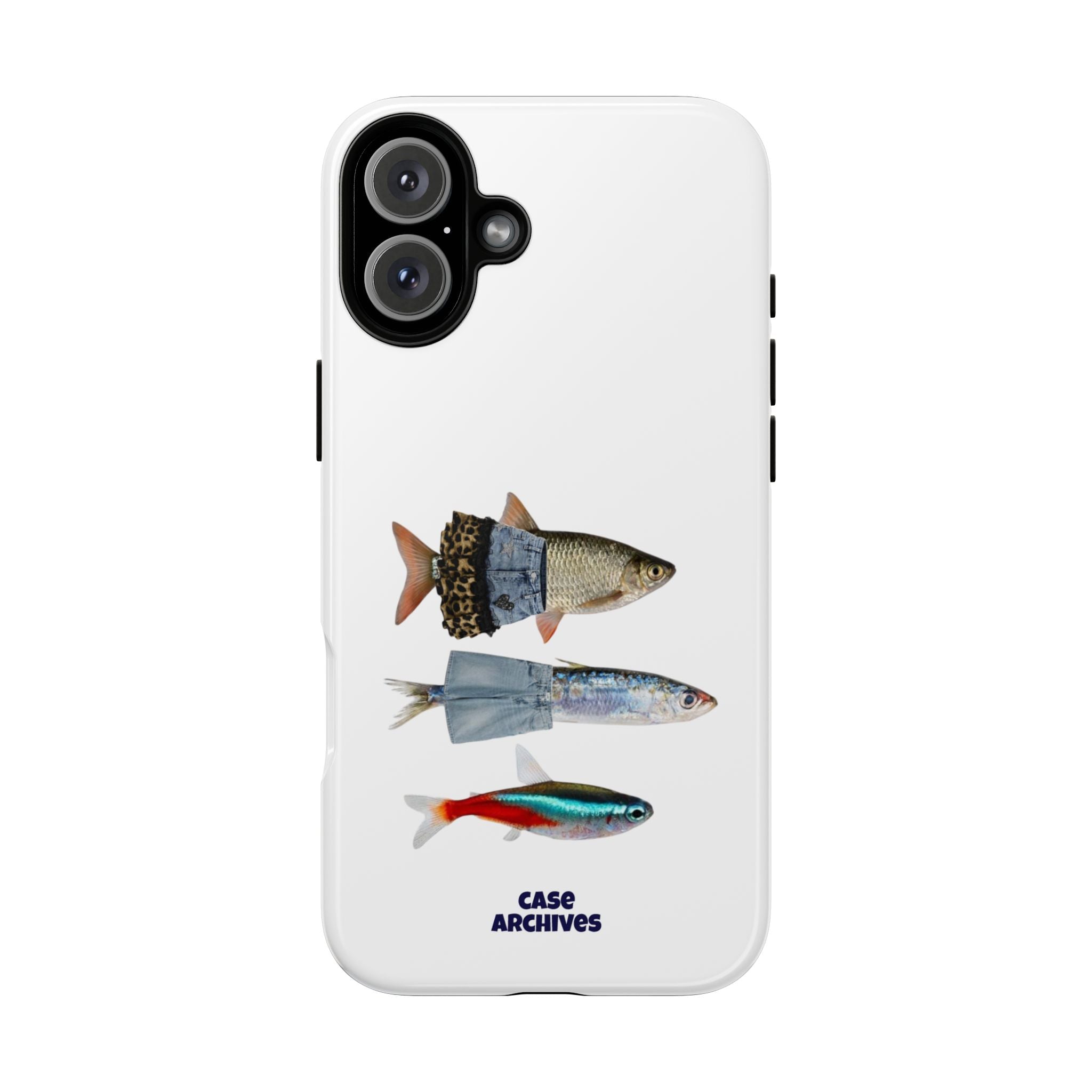 Fish Trio Phone Case — 'Case Archives' Protective iPhone Cover