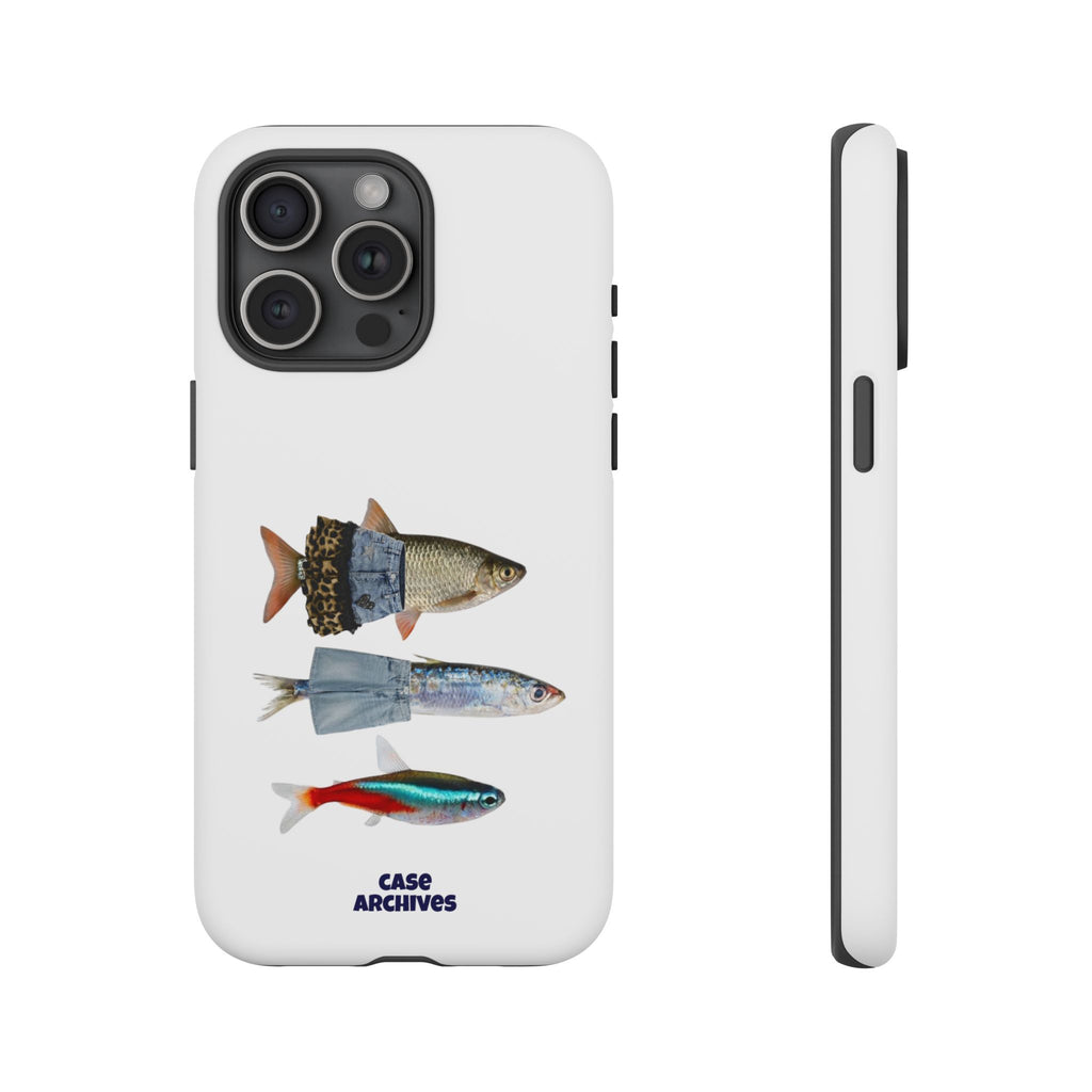 Fish Trio Phone Case — 'Case Archives' Protective iPhone Cover