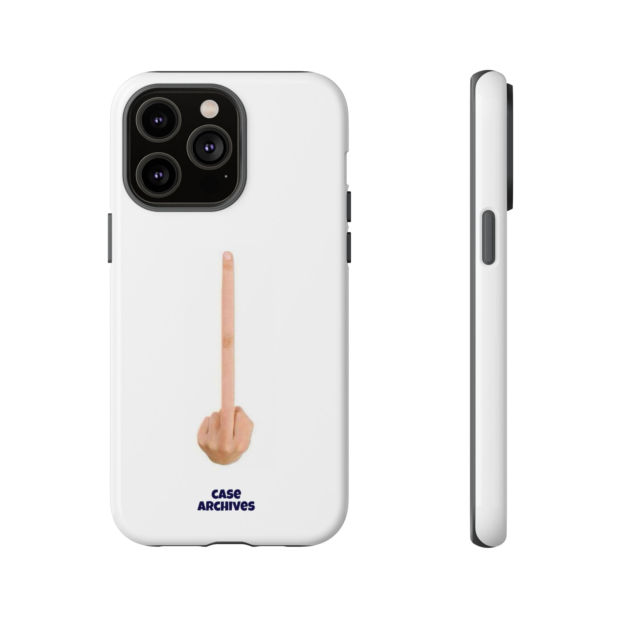 Phone Case — Minimalist Middle Finger Design (Case Archives)