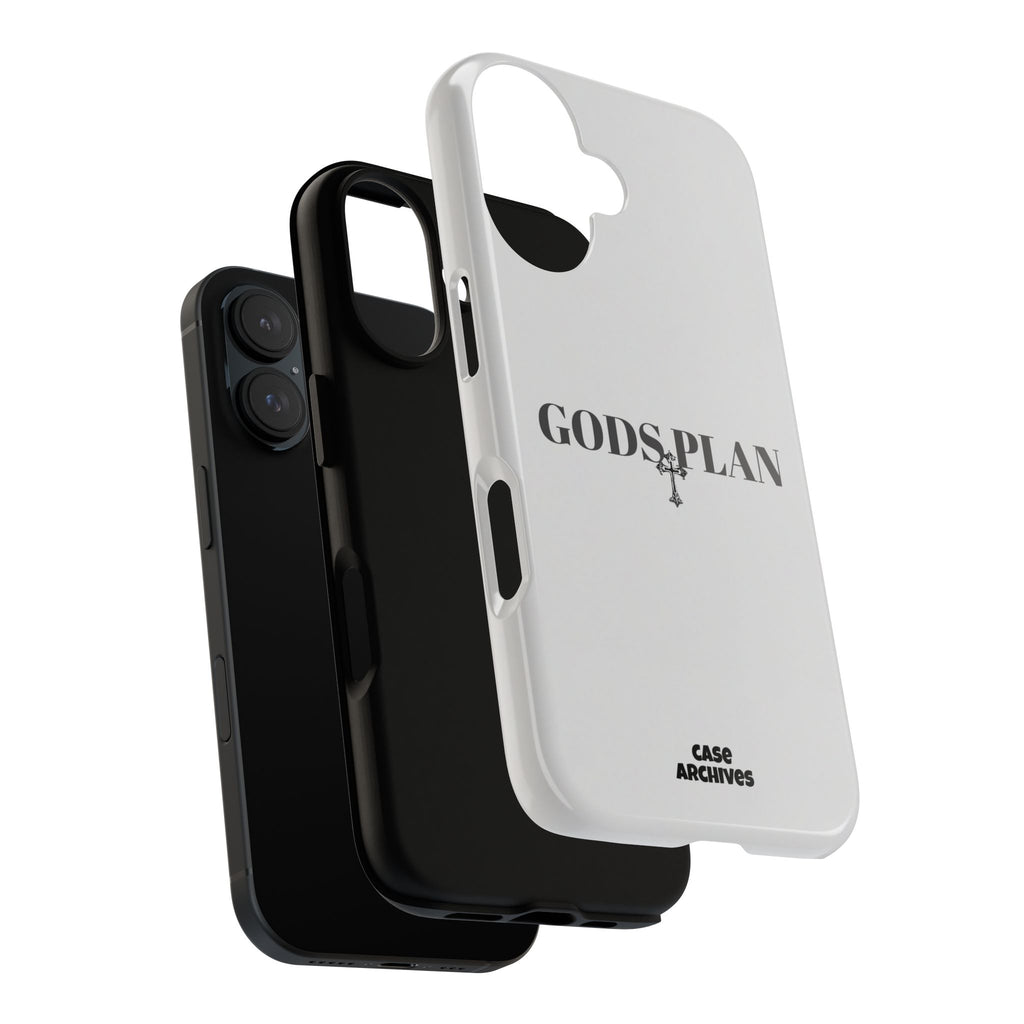 God's Plan Tough Phone Case — Minimal Faith-Inspired Protective Cover