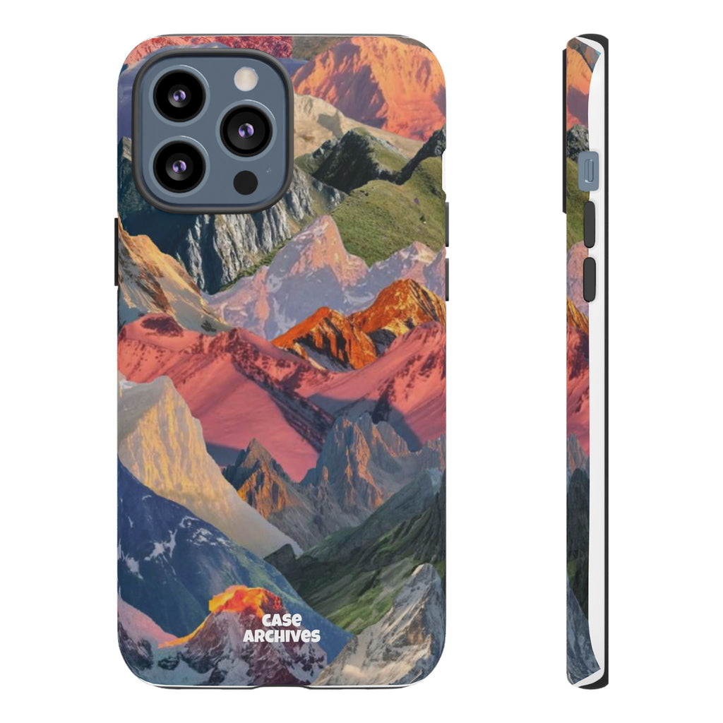 Tough Cases Colorful Mountain Landscape Phone Case — Durable Protective iPhone Cover