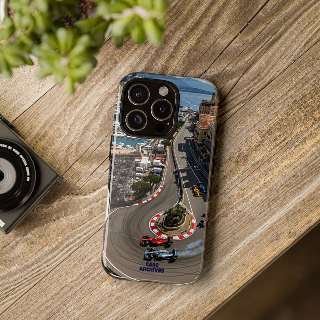 F1 Circuit Phone Case – Monaco Grand Prix Track Design