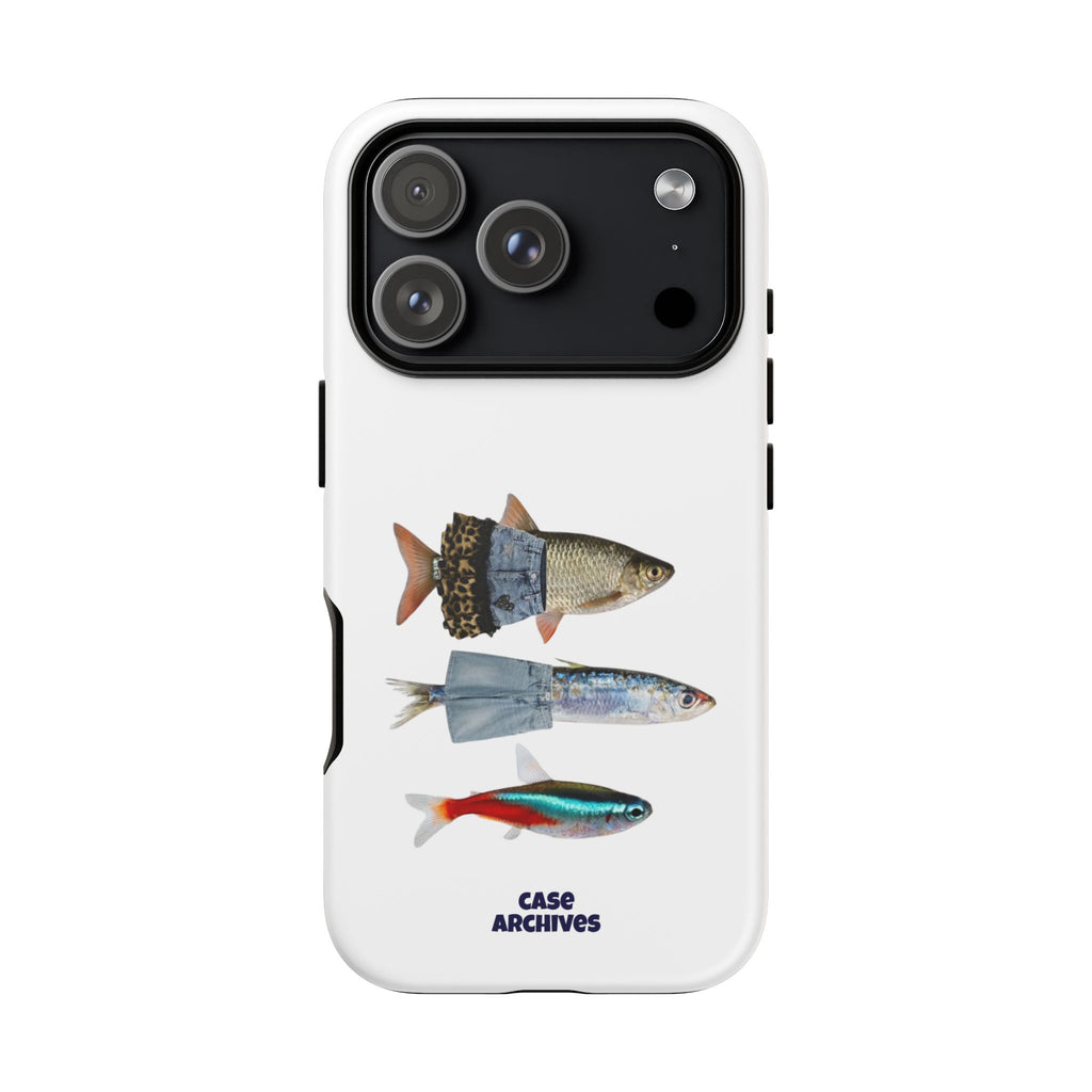 Fish Trio Phone Case — 'Case Archives' Protective iPhone Cover