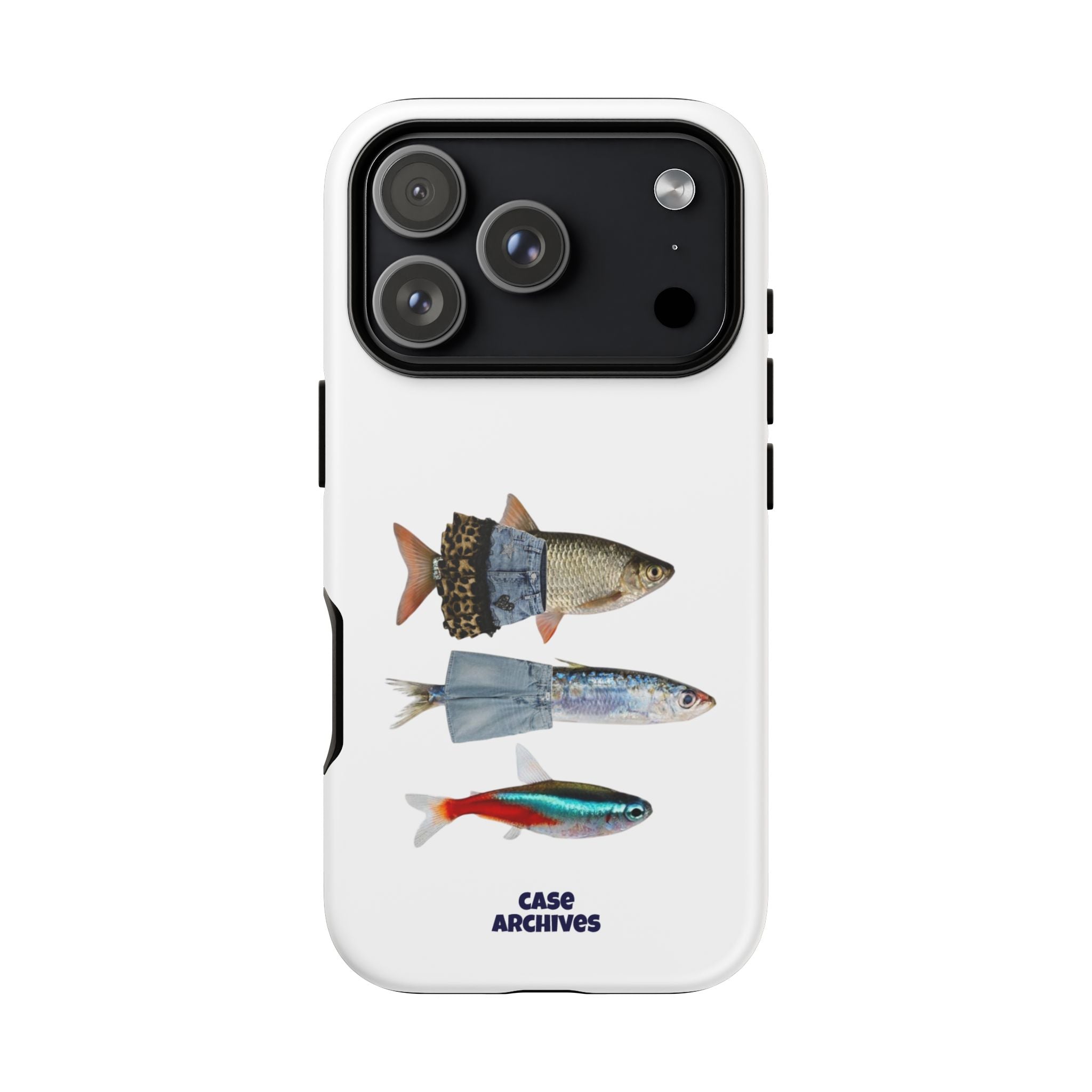 Fish Trio Phone Case — 'Case Archives' Protective iPhone Cover