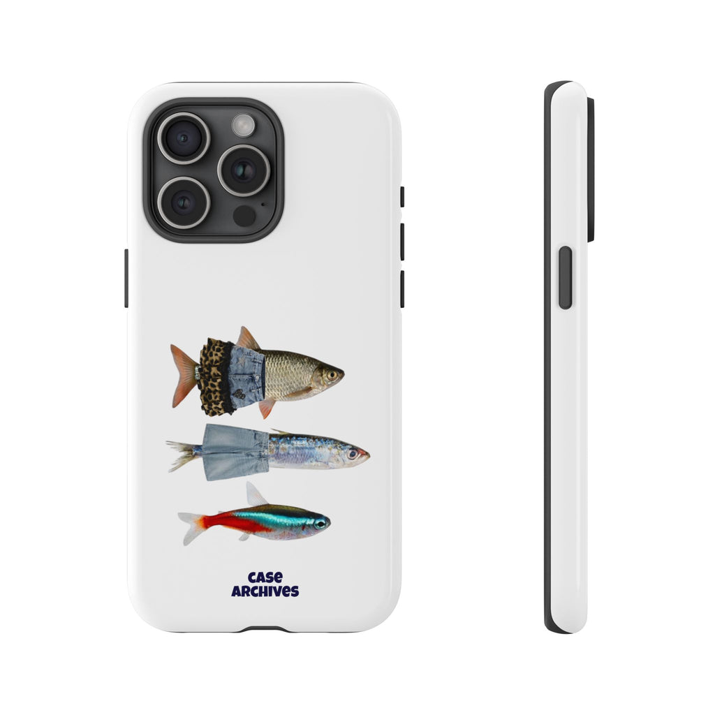Fish Trio Phone Case — 'Case Archives' Protective iPhone Cover