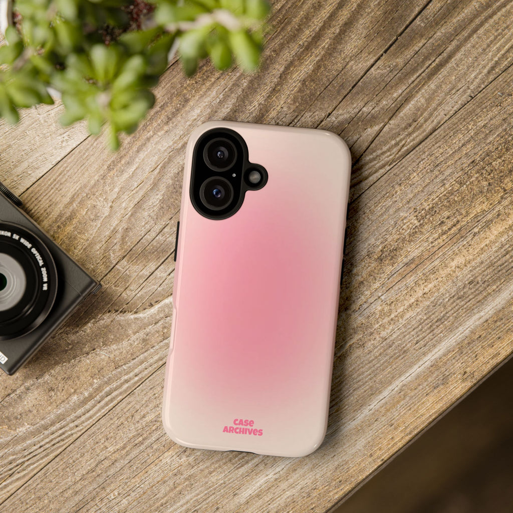 Tough Case – Pink Ombre Protective Phone Case