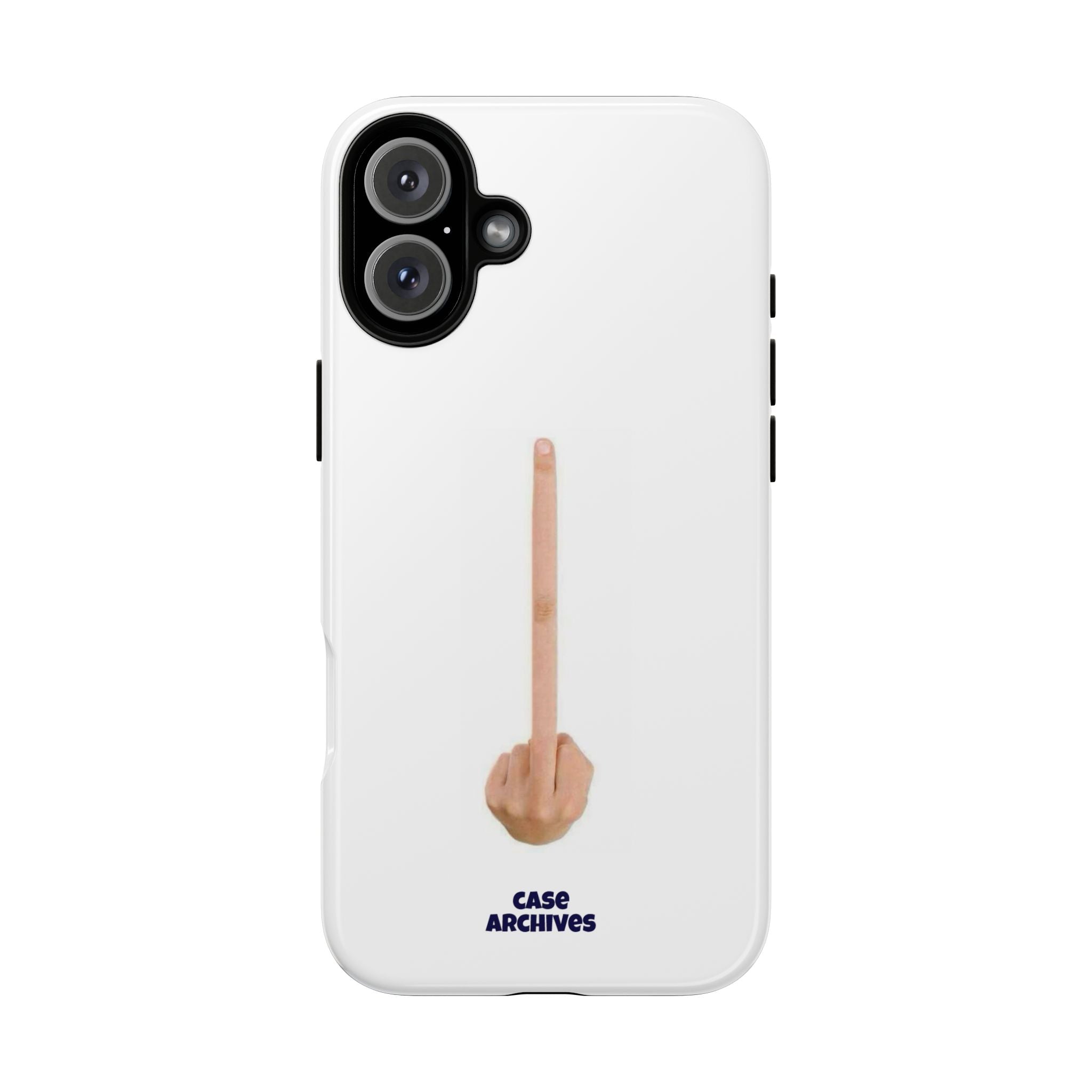 Phone Case — Minimalist Middle Finger Design (Case Archives)