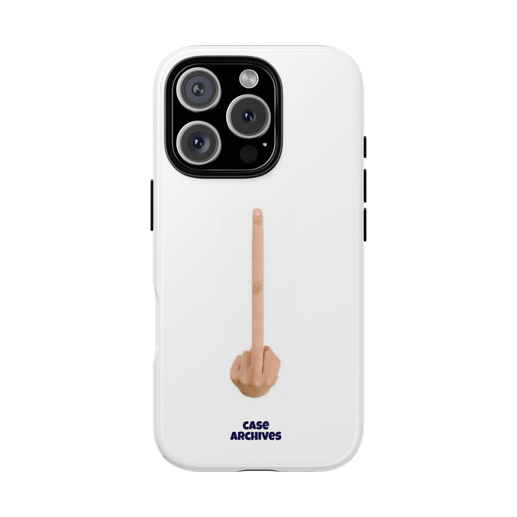 Phone Case — Minimalist Middle Finger Design (Case Archives)