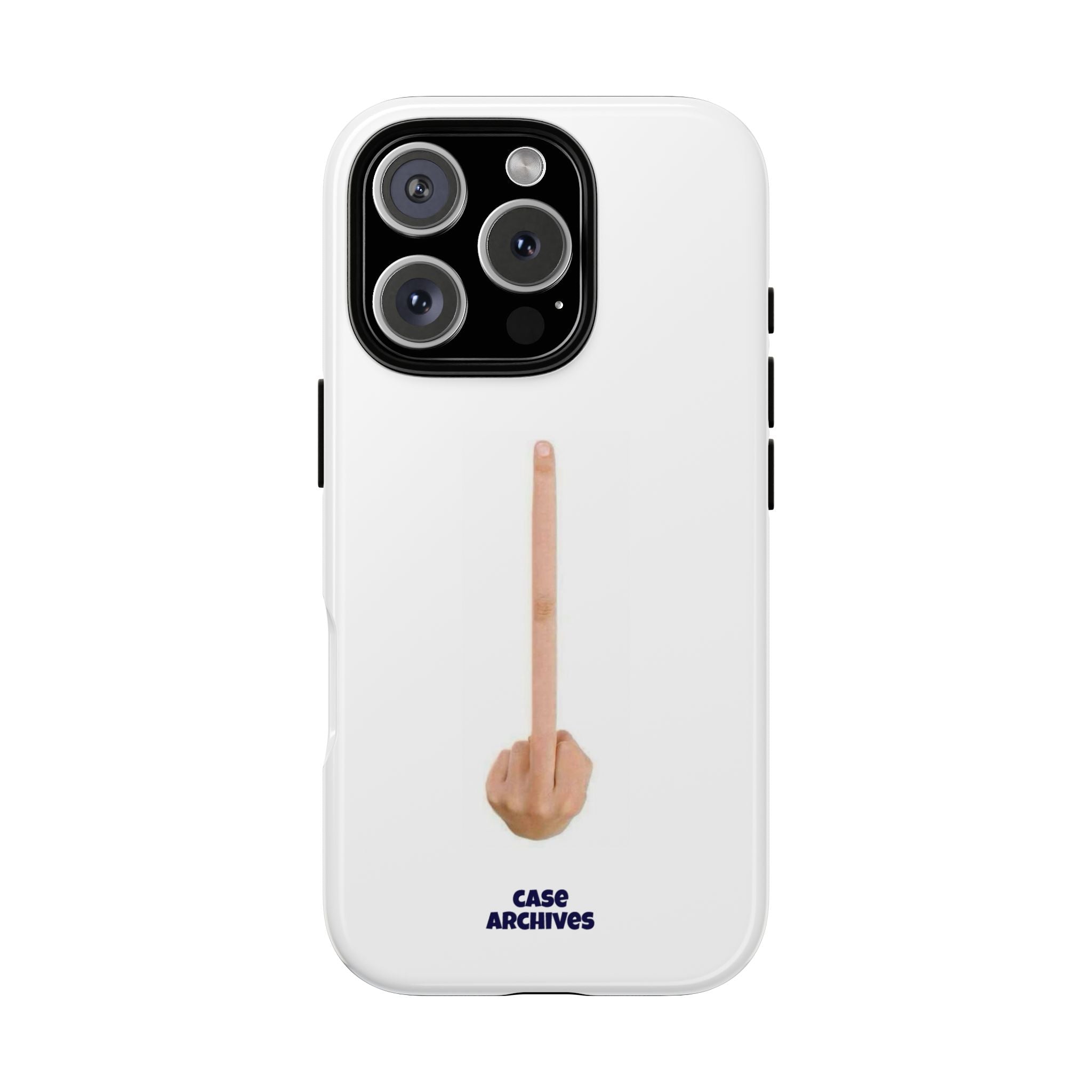 Phone Case — Minimalist Middle Finger Design (Case Archives)