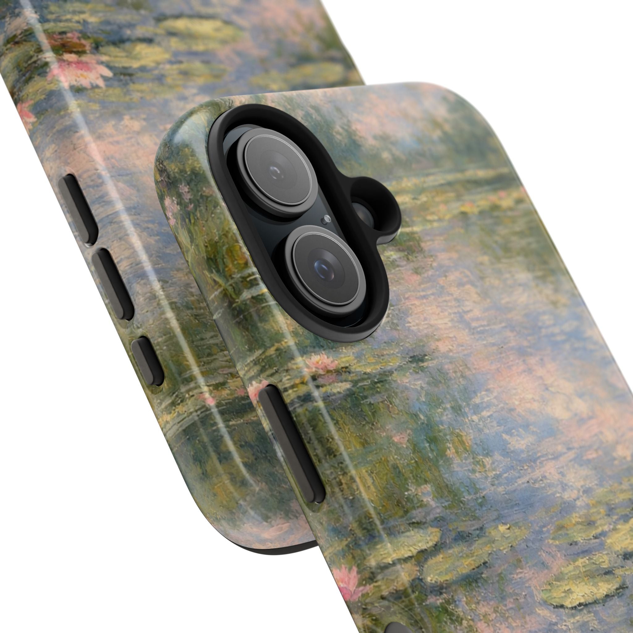 Water Lily Tough Phone Case — Monet-Inspired Floral Protective Phone Cover