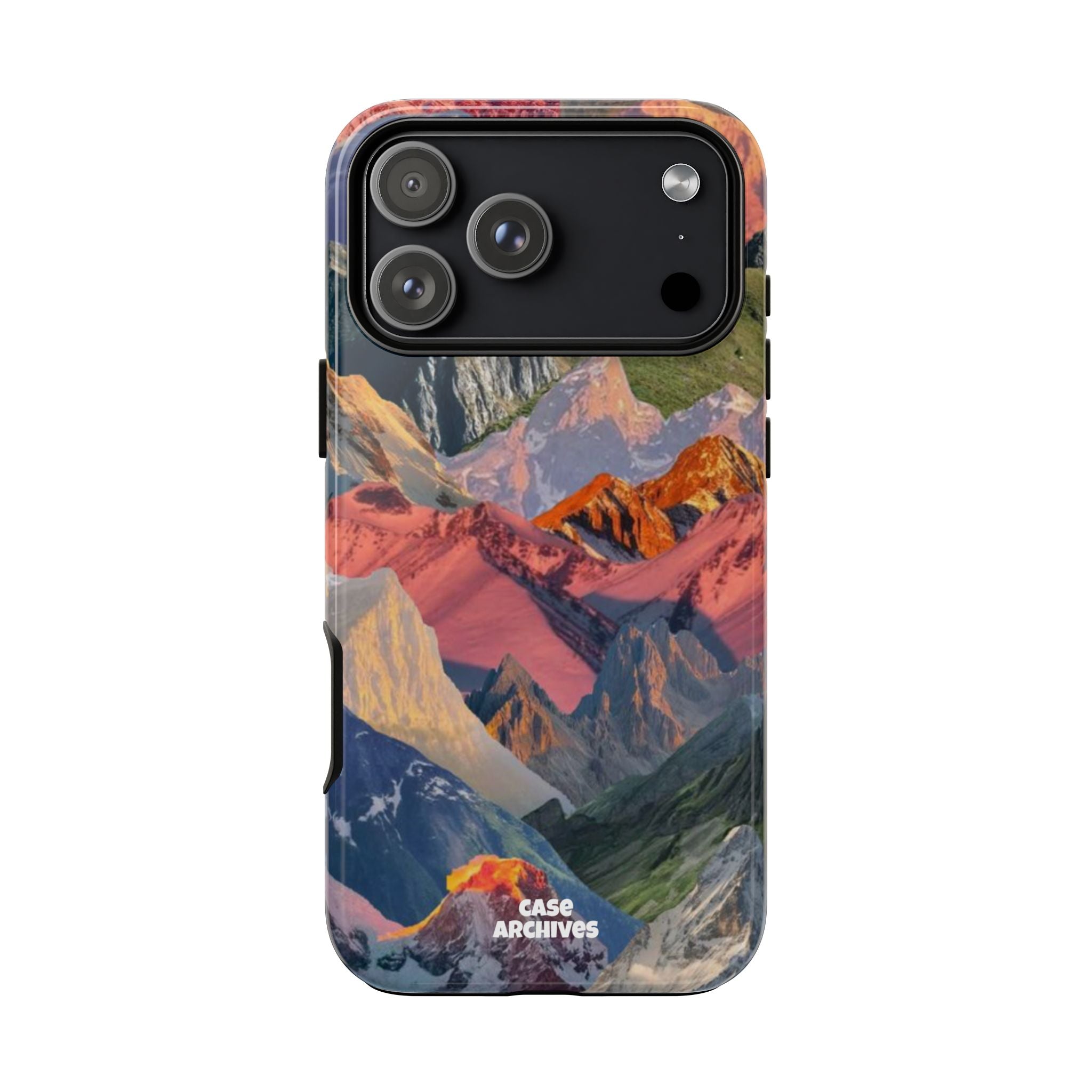 Tough Cases Colorful Mountain Landscape Phone Case — Durable Protective iPhone Cover