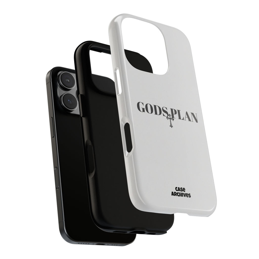 God's Plan Tough Phone Case — Minimal Faith-Inspired Protective Cover